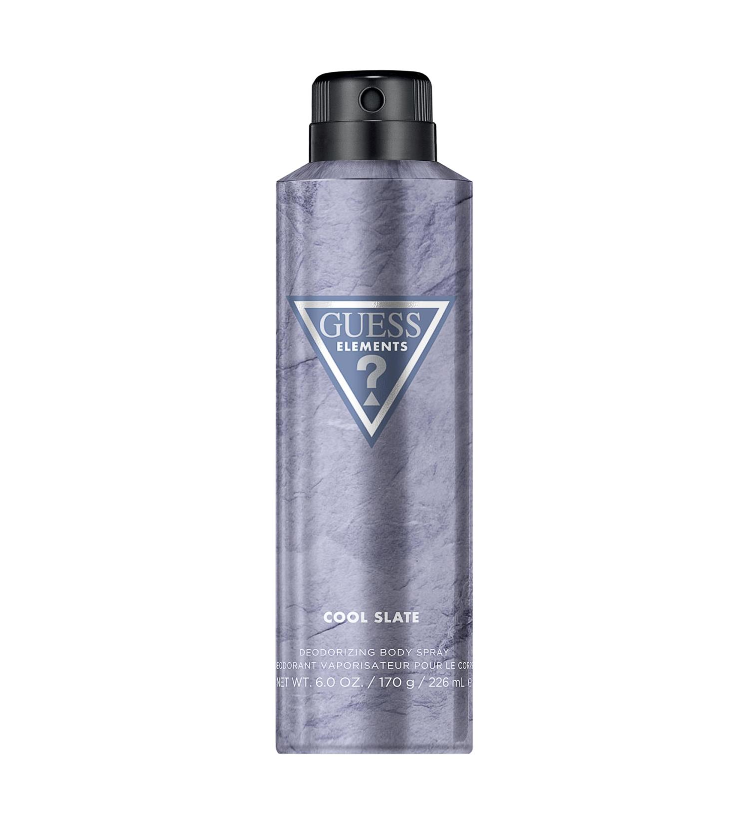 Guess Elements Cool Slate Deodorizing Body Spray For Men 6.0 Oz.