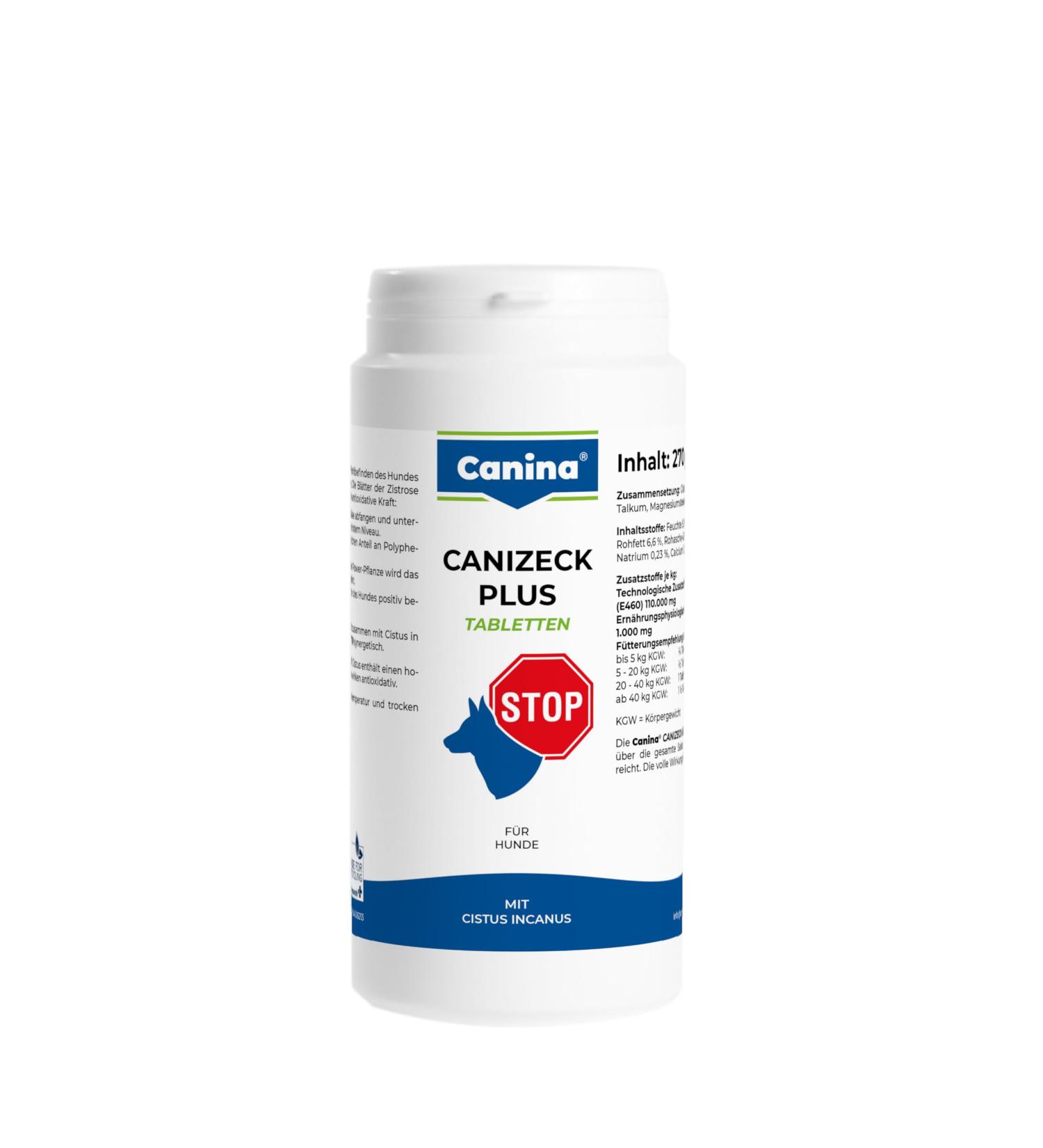 Canina Canizeck Plus Tablets - 1 Pack (270g) | Premium Pet Supplement for Global Shipping - Buy Online on SooperMarket.com