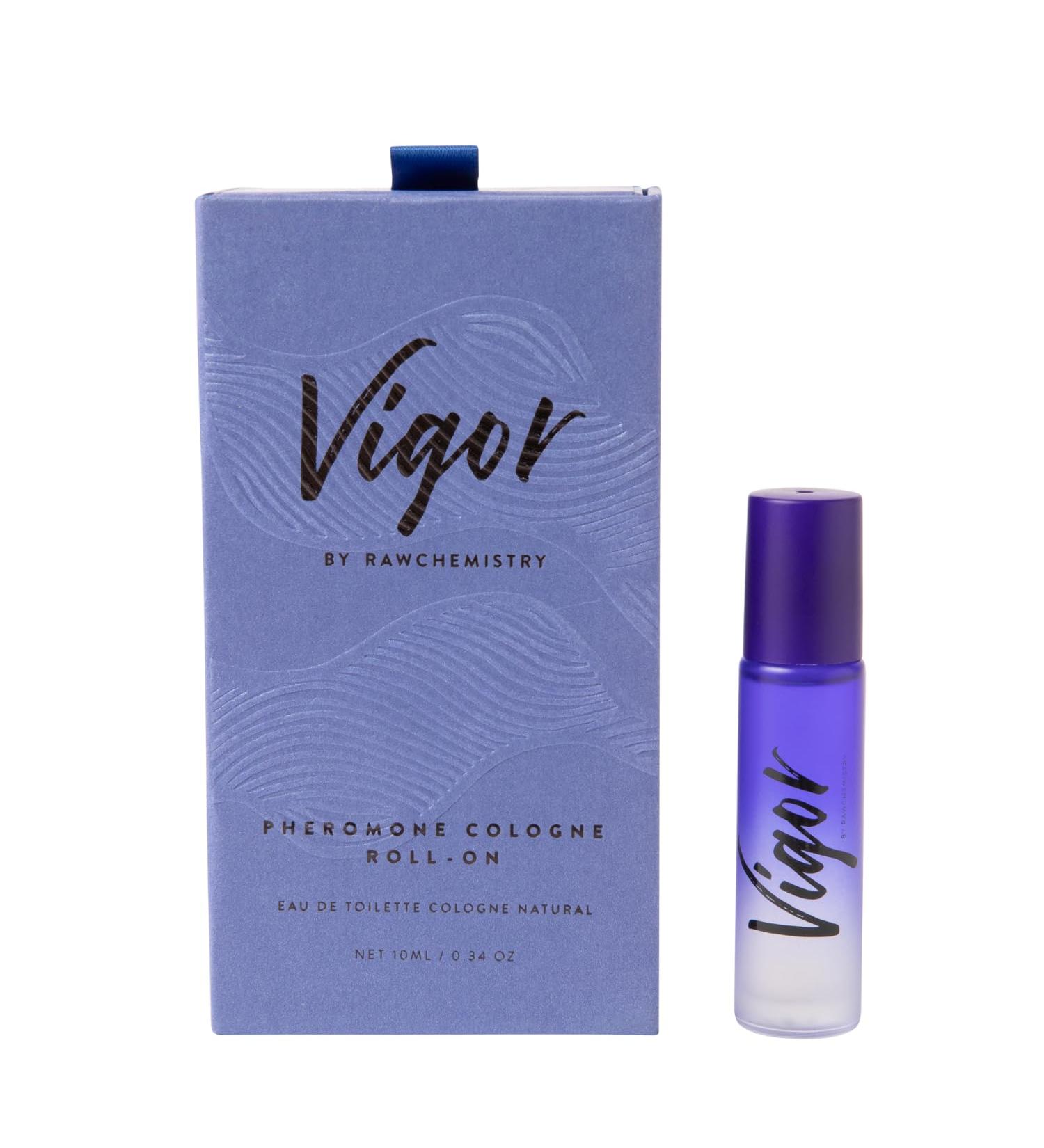 RawChemistry Vigor Pheromone Infused Cologne for Men Roll-On I Men's Cologne with Pheromones I Fragrances for Men - Buy Online on SooperMarket.com