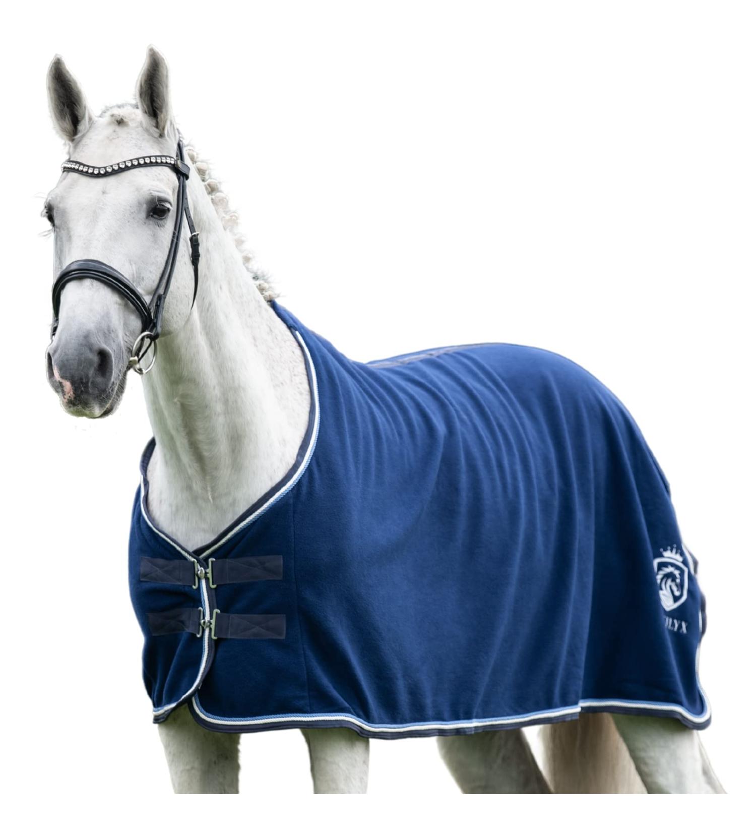 Equilyx Sweat Ceiling Horse Blanket - Perfect Fit Fleece Moisture Absorbing Breathable Transport Cover in Royal Blue (145) | International Shipping - Buy Online on SooperMarket.com