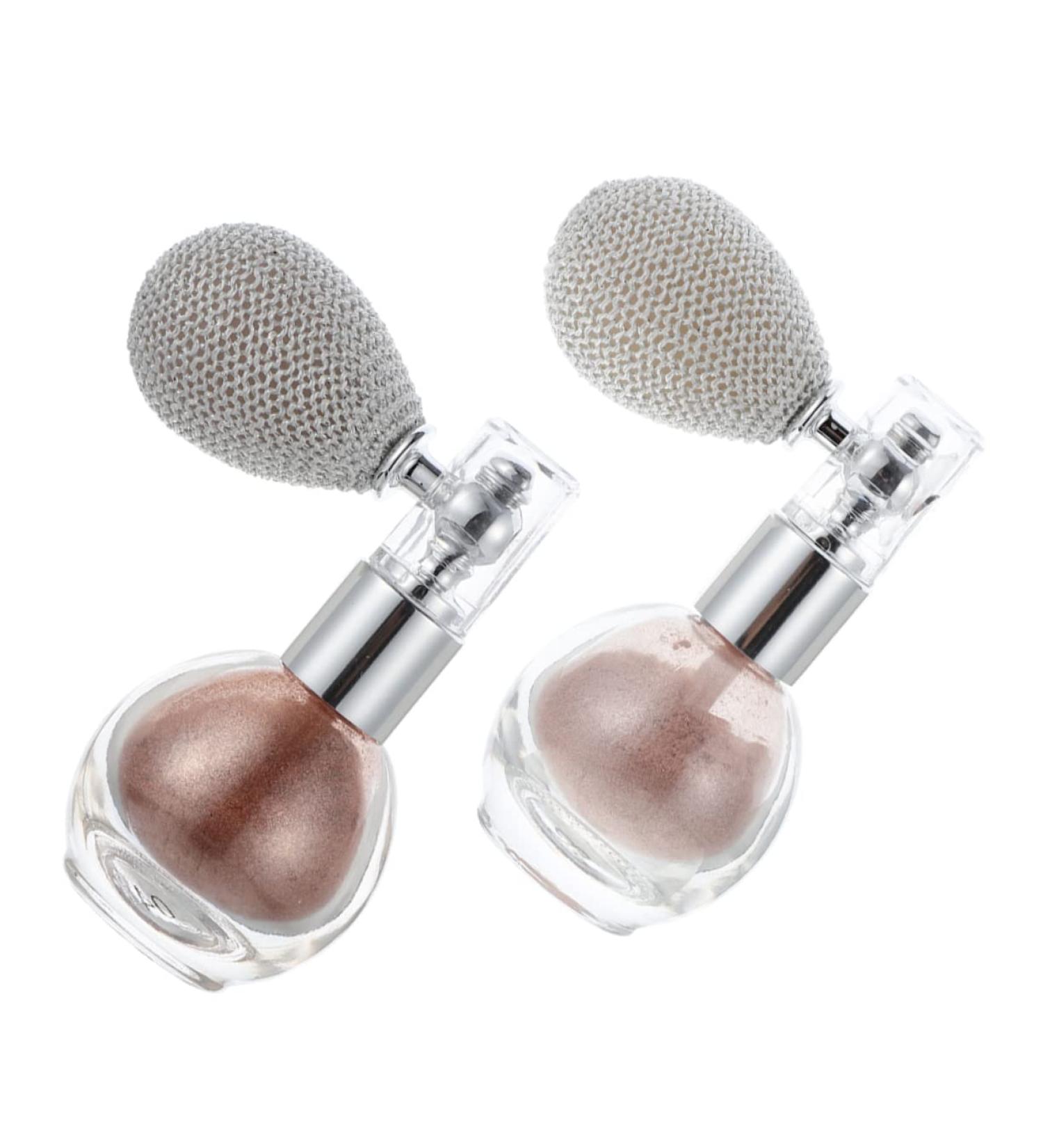 MUSISALY 2pcs Spray Glitter Shimmer Makeup Highlighter Body Highlighter Spray Glitter Highlighter Plastic - Buy Online on SooperMarket.com