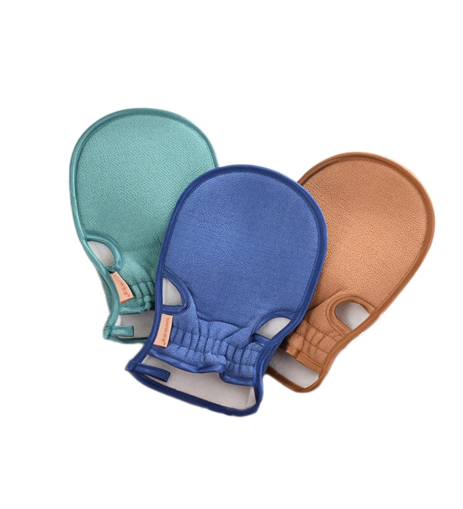 minkissy Infant Mittens Fashion Gloves Bath Sponge Soft Exfoliating Mitt Shower Sponge Bath Towel at Home Baby - Buy Online on SooperMarket.com