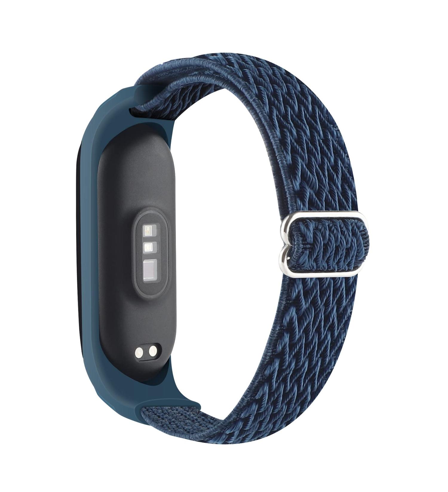 Adjustable Elastic Nylon Straps Compatible with Xiaomi Mi Band 6/Xiaomi Mi Band 5/Xiaomi Mi Band 4/Xiaomi Mi Band 3  Soft Breathable Sport Replacement Wristband for Women Men (Midnight Blue) - Buy Online on SooperMarket.com