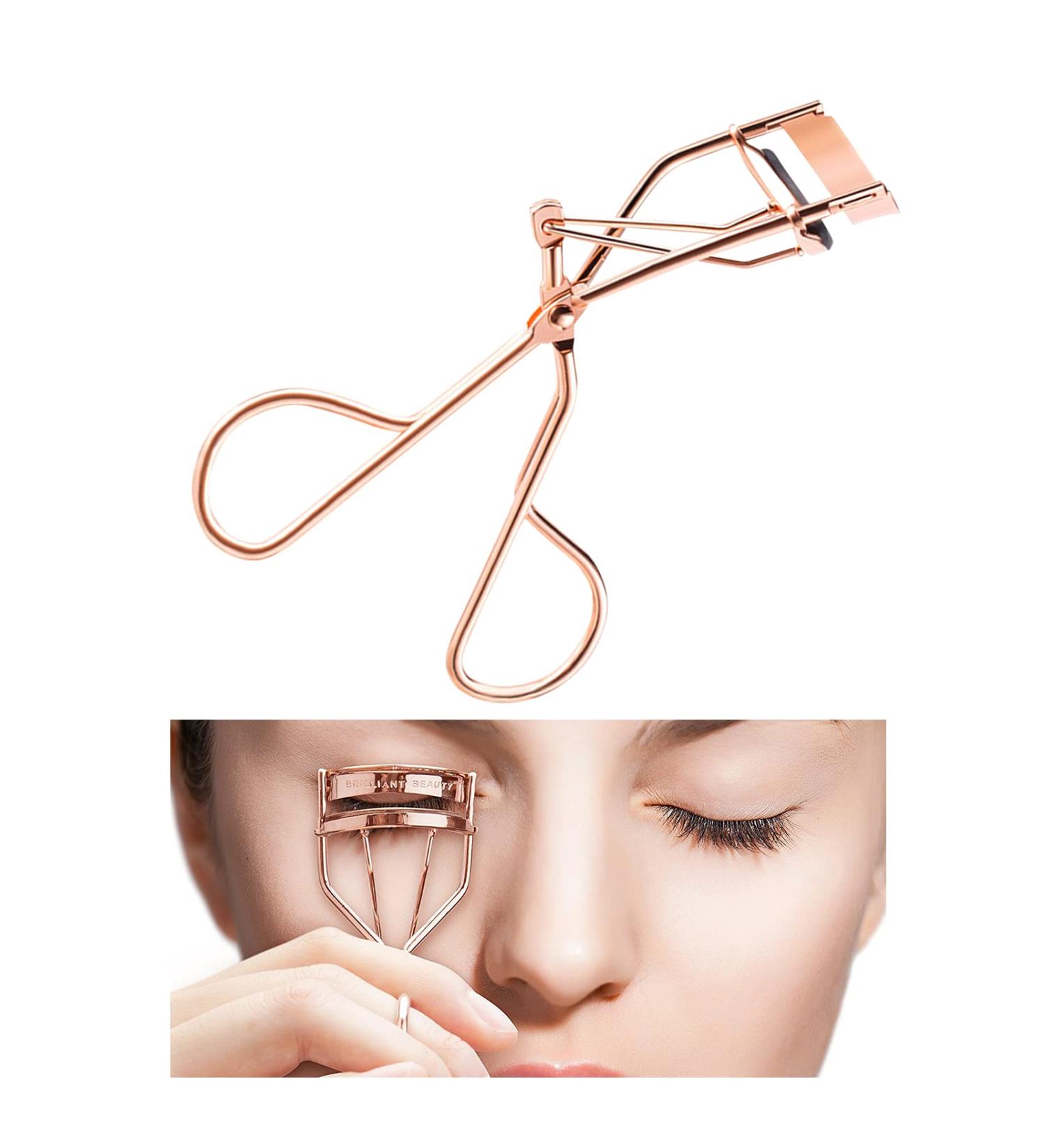Rose Gold Eyelash Curler for Easy and Simple Lash Styling - Buy Online in the UK - Buy Online on SooperMarket.com