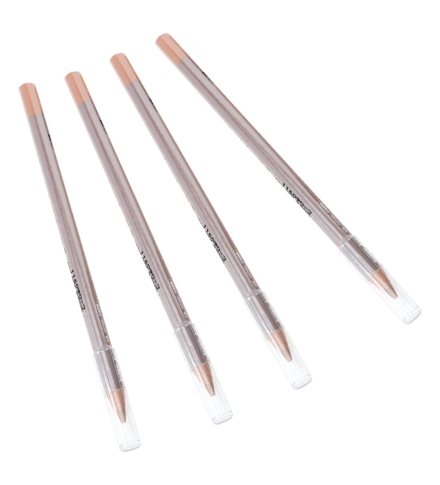 KALLORY Spot Scar Concealer Pen Pen 4Pcs Pens Portable Spot Scar Pens Wooden Pencils Spot Pencils Makeup Makeup 16x0.8cm Ivory - Buy Online on SooperMarket.com