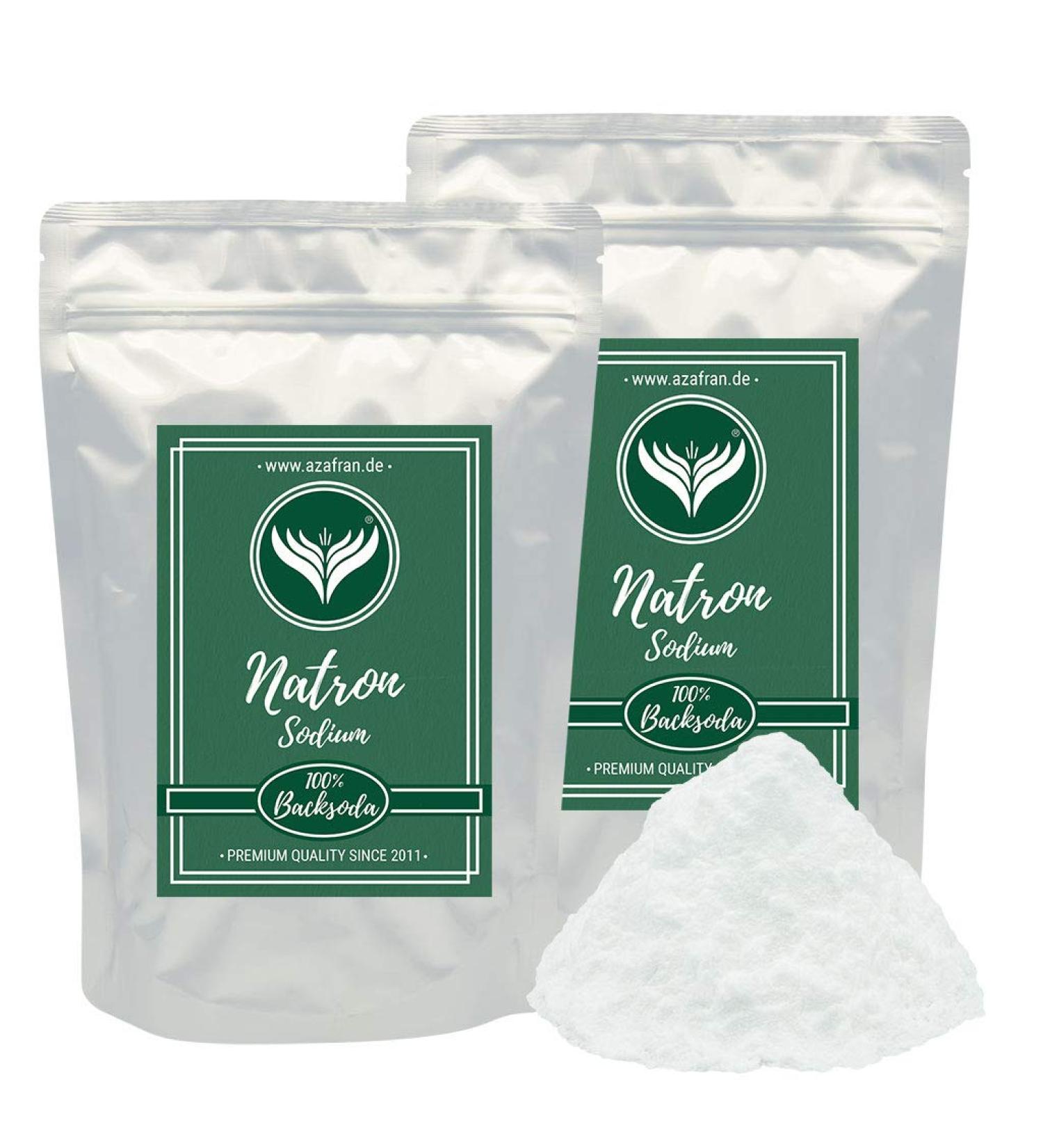 Buy Azafran Natron Sodium Hydrogen Carbonate E500ii 2kg - Premium Baking Soda for Baking & Cooking | Fast International Shipping - Buy Online on SooperMarket.com