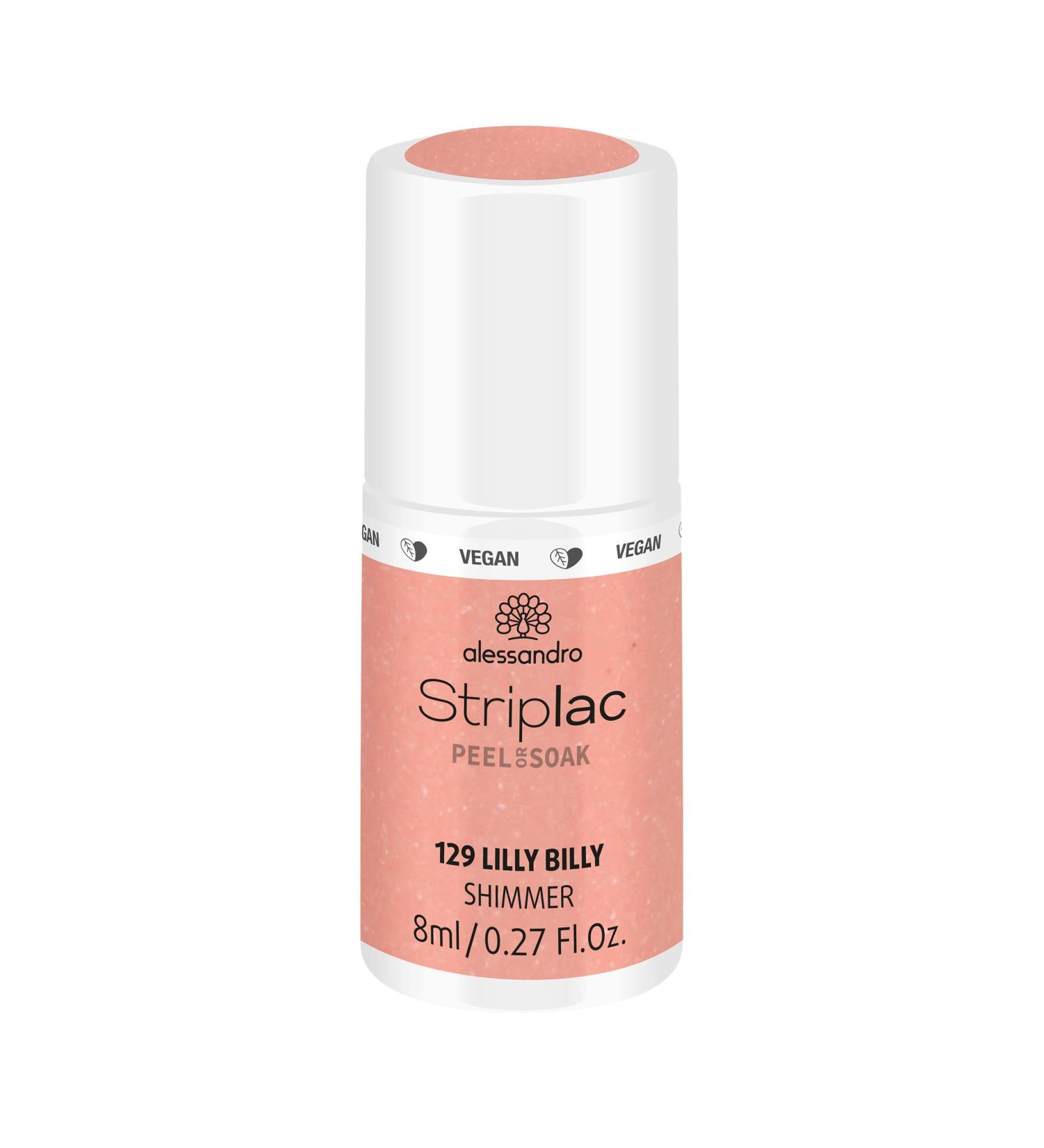 Alessandro Striplac UV Nail Polish - Lilly Billy | Long-Lasting Peel-Off Vegan 8 ml | International Shipping Available - Buy Online on SooperMarket.com