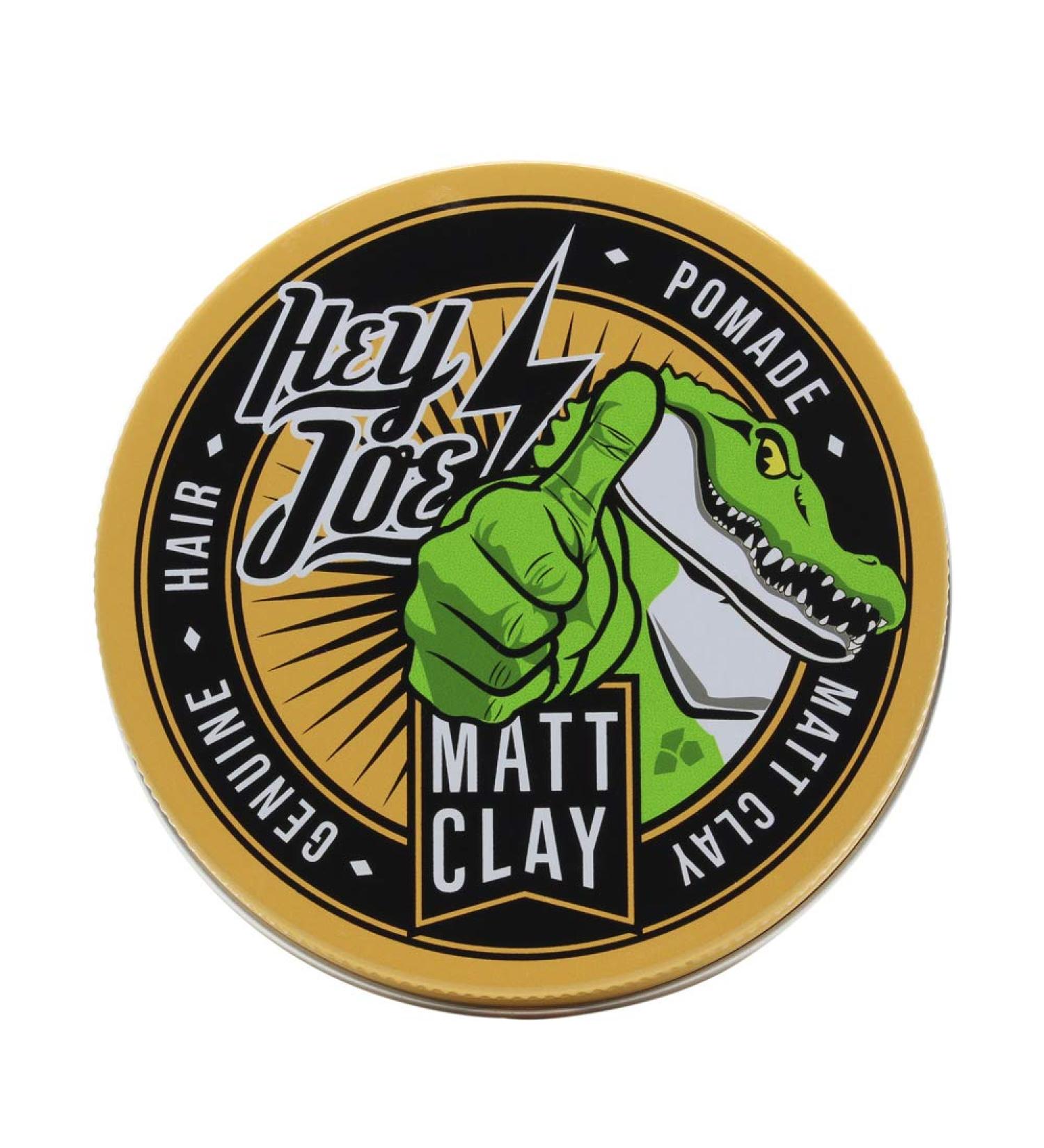 HEY JOE! Genuine Hair Pomade Matt Clay - 100 ml High Hold Styling Wax - Buy Online on SooperMarket.com
