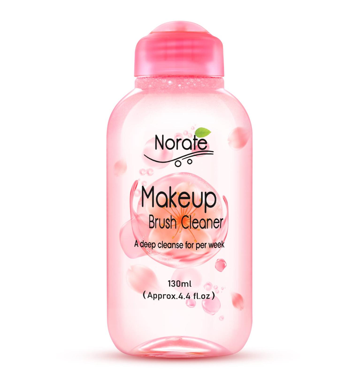 Norate Makeup Brush Cleaner Solution - Deep Clean Shampoo for Brushes, Sponge, and Puff - Cruelty-Free Formula - 4.4 FL.OZ - Buy Online on SooperMarket.com