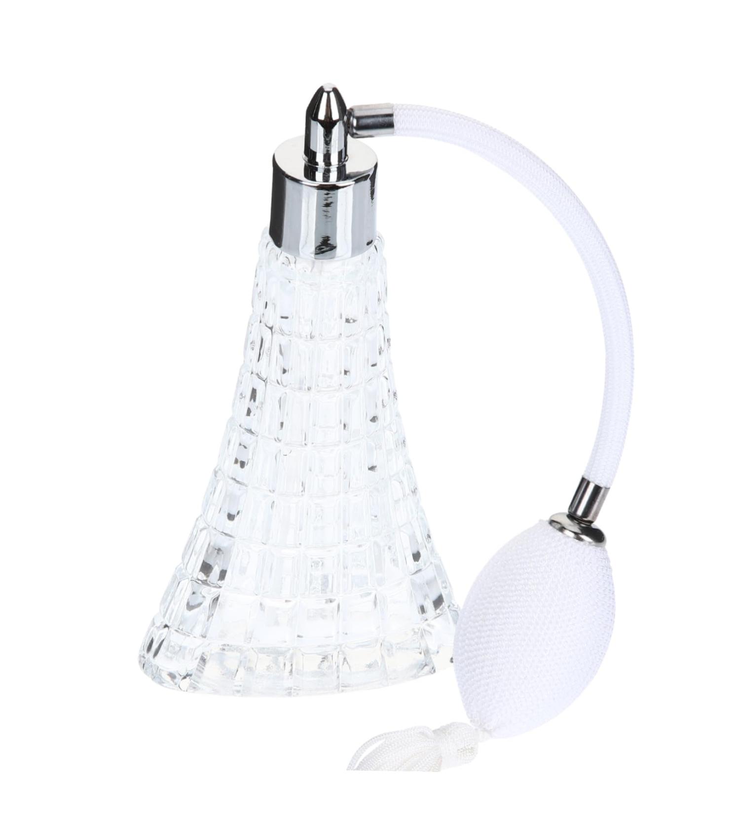 HAPINARY Perfume Bottle Refillable Perfume Spray Bottle Sprayer for Perfume Crystal Decor Retro Decor Antique Perfume Atomizers for Essential Oils Tassels Vintage White Glass Decorate - Buy Online on SooperMarket.com