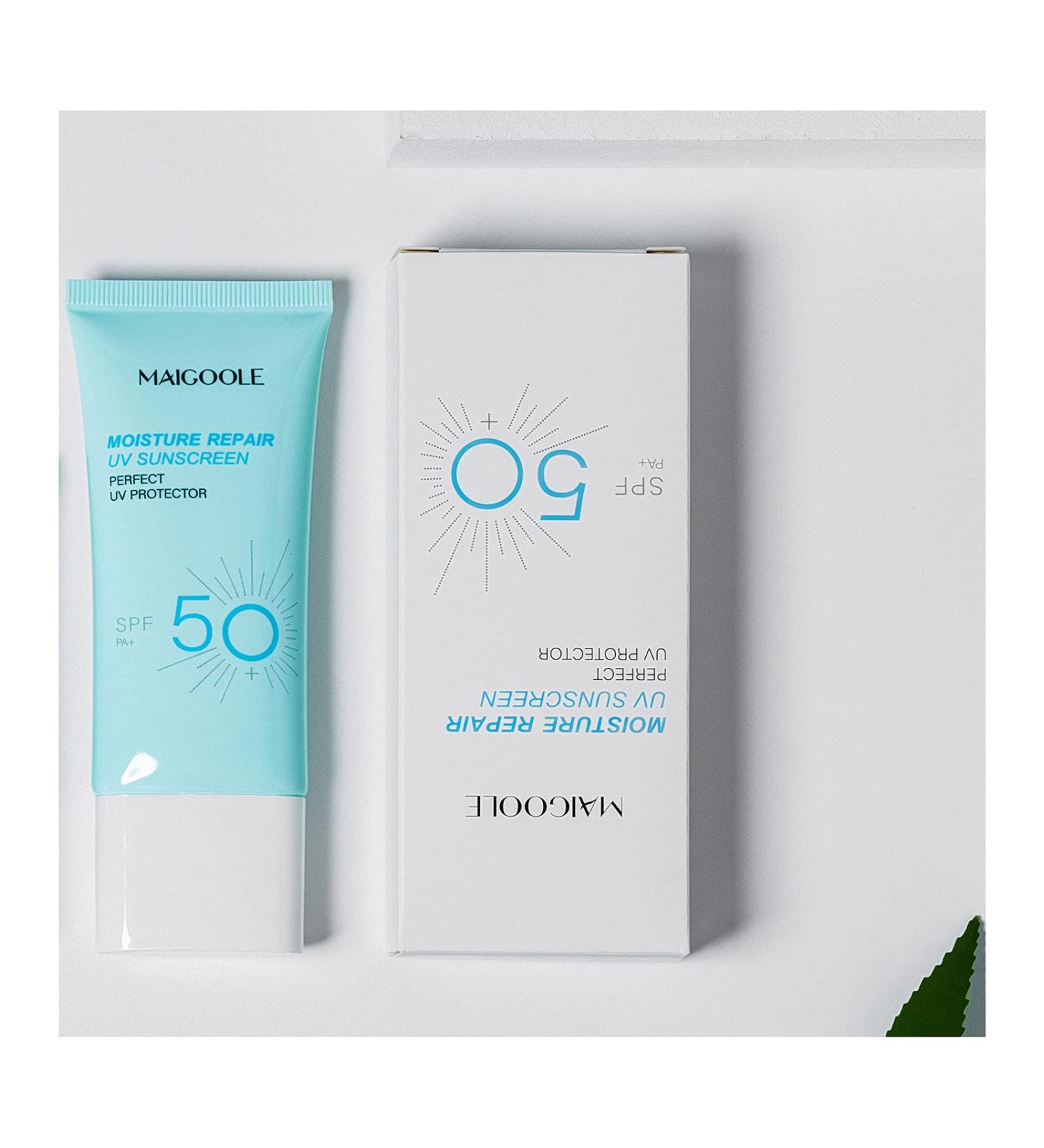 Powerful Daily Face Sunscreen - 24h Moisturizing Protection for Face Neck & Cleavage | Non-Greasy & Refreshing - Buy Online on SooperMarket.com