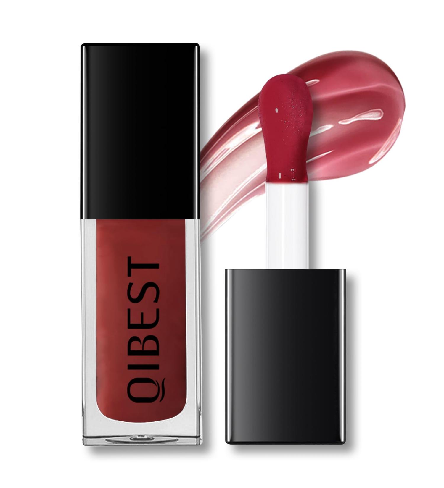 Glow Reviver Lip Oil | Nourishing Tinted Crystal Jelly Lip Glow | Hydrating Non-Sticky Lip Care | Long-Lasting Plumping Lip Gloss for Dry Lips - Buy Online on SooperMarket.com