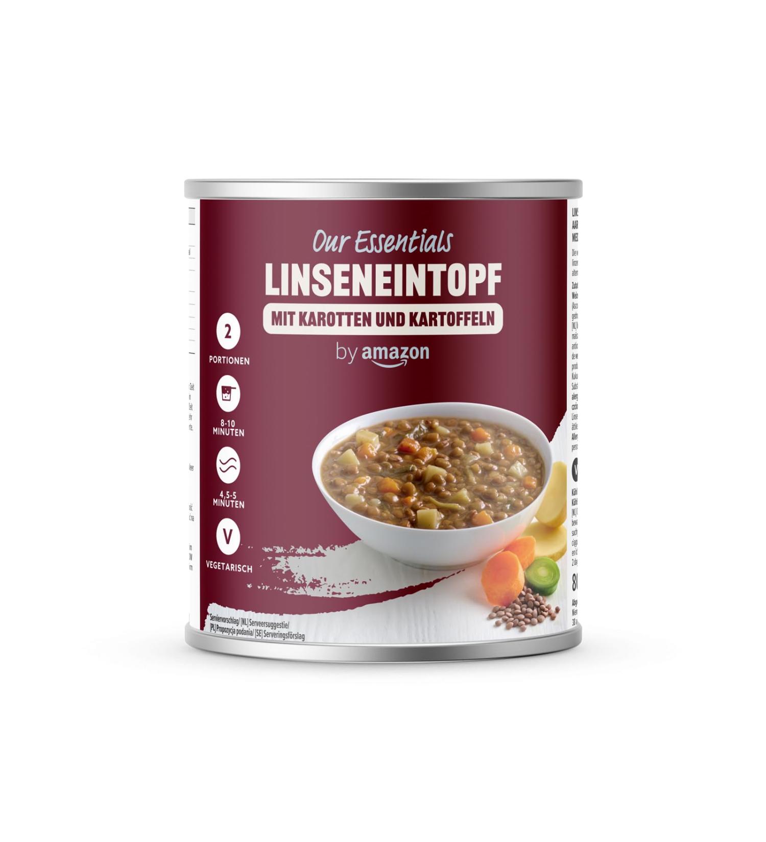 Buy Amazon Lentil Stew with Carrots & Potatoes - 800g Vegetarian Meal | International Shipping - Buy Online on SooperMarket.com