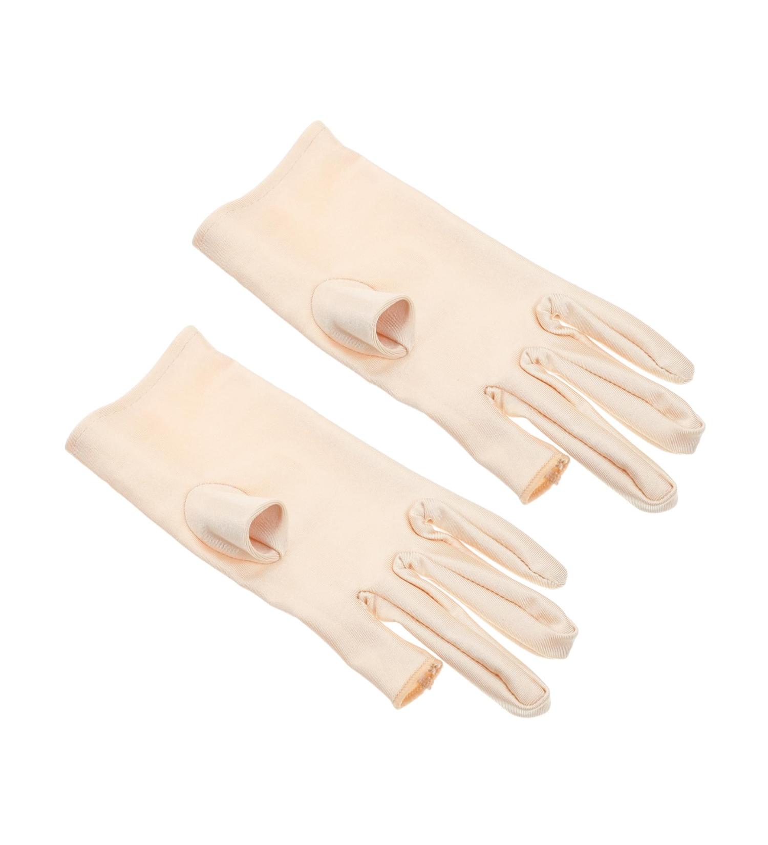 WOFASHPURET 1 Pair Ladies sun protection gloves salon gloves Half Finger Gloves Skin Gloves Golfing Gloves Anti- Fingerless Gloves riding gloves Manicure Glove Accessories Miss summer cloth 21x7.5x0.8cm - Buy Online on SooperMarket.com