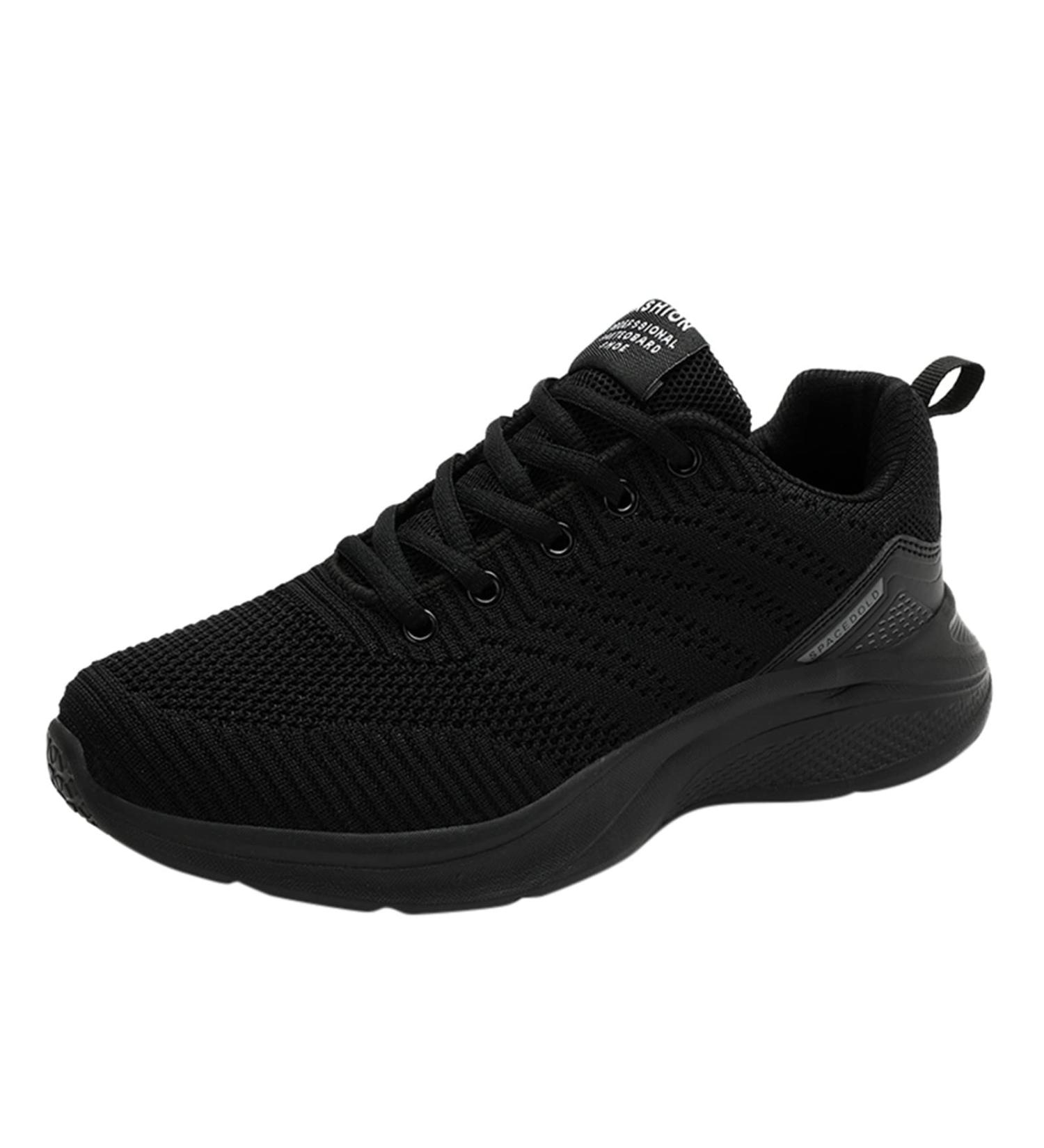 Rytejfes Black Paint Women's Shoes - Stylish Wedge Heel Sneakers & Slip-On Comfort | 80s Inspired Gymnastics Footwear | Size 40 EU - Buy Online on SooperMarket.com