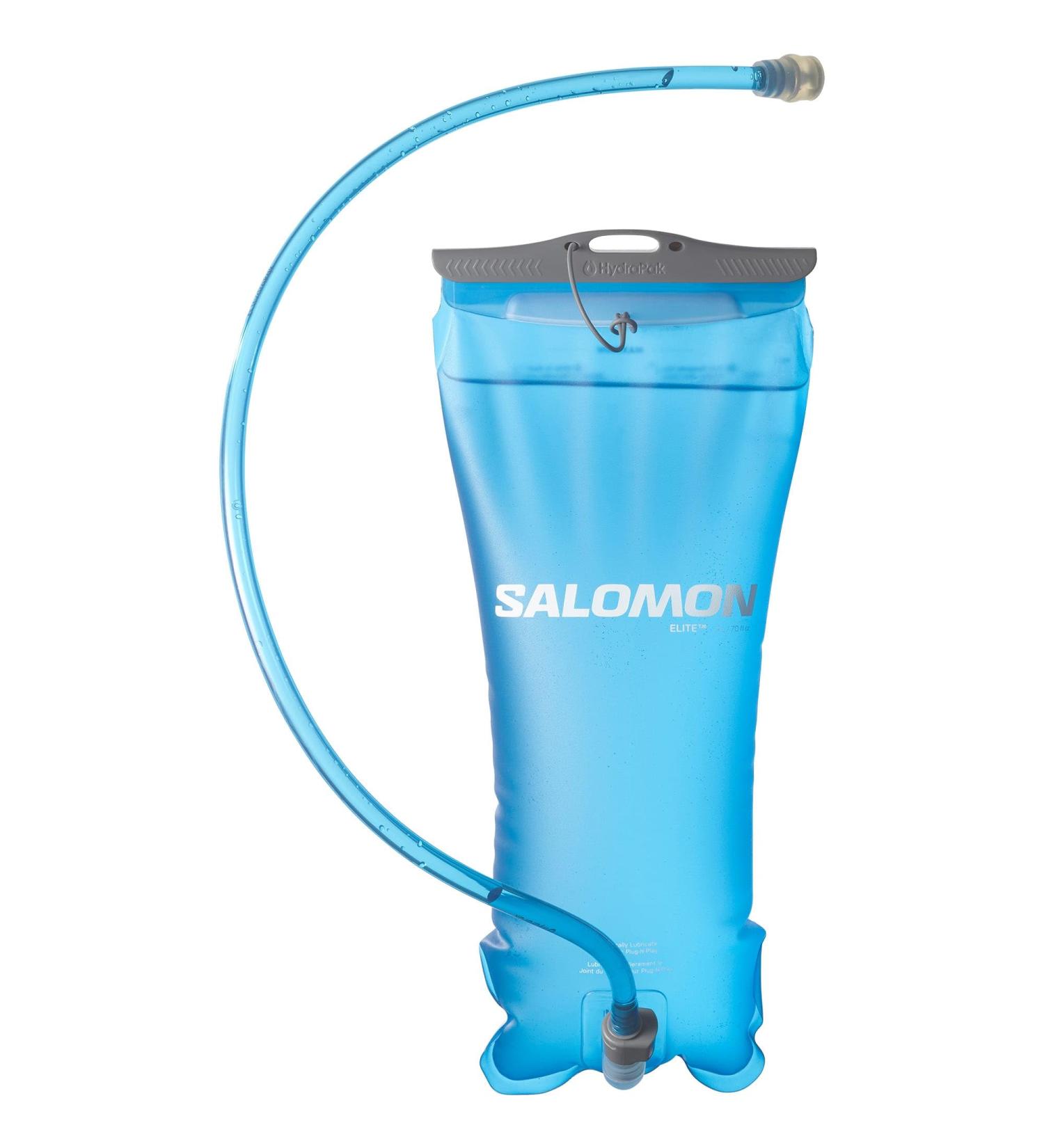 Salomon Soft Reservoir 2L - Unisex Hydration Accessories | Comfortable Camelback with High Flow Bite Valve - Blue - Buy Online on SooperMarket.com