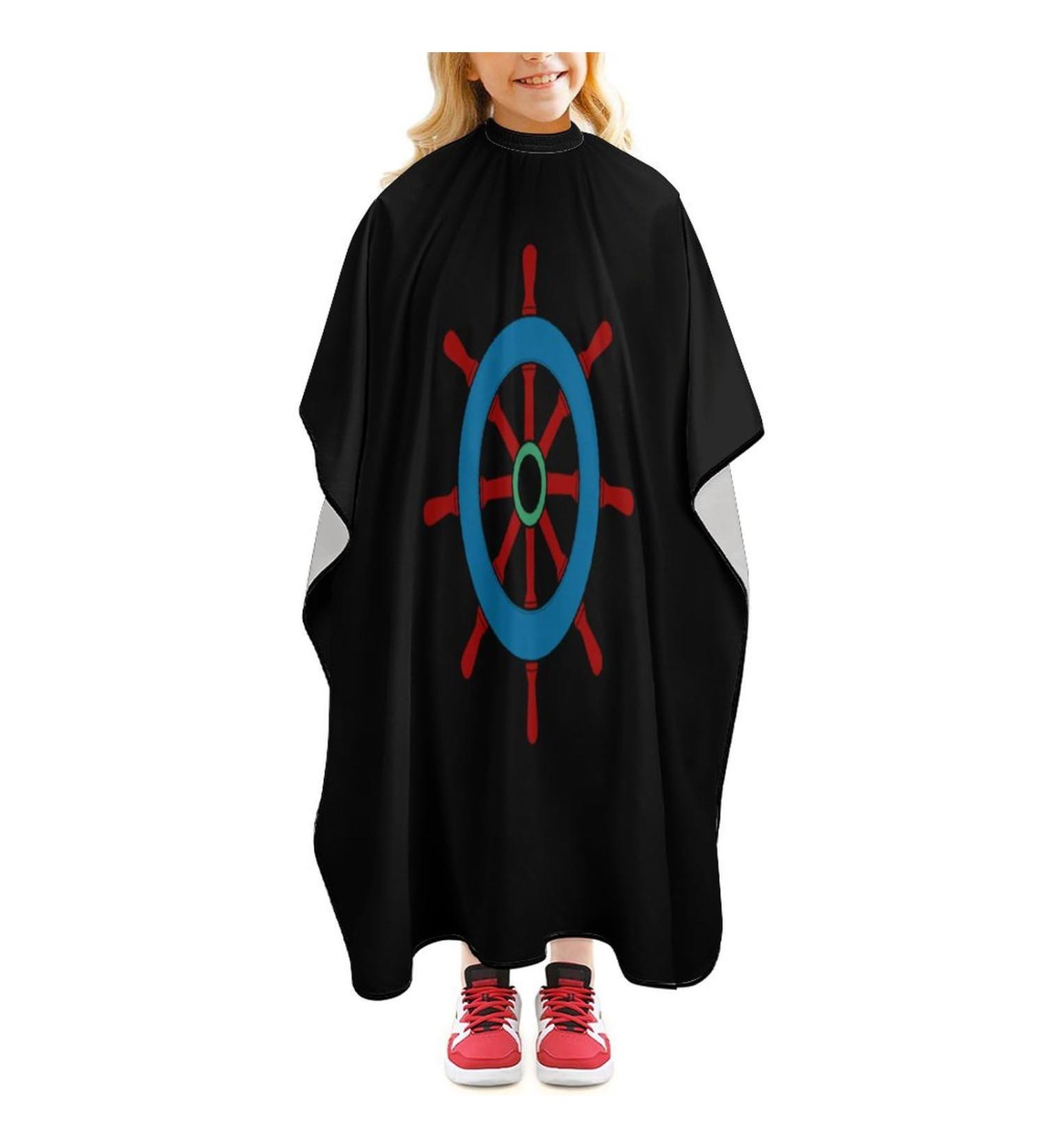 Buy Ship Boat Rudder Barber Cape - Cute Professional Hair Cutting Apron for Boys & Girls | Best Quality & Fast International Shipping - Buy Online on SooperMarket.com