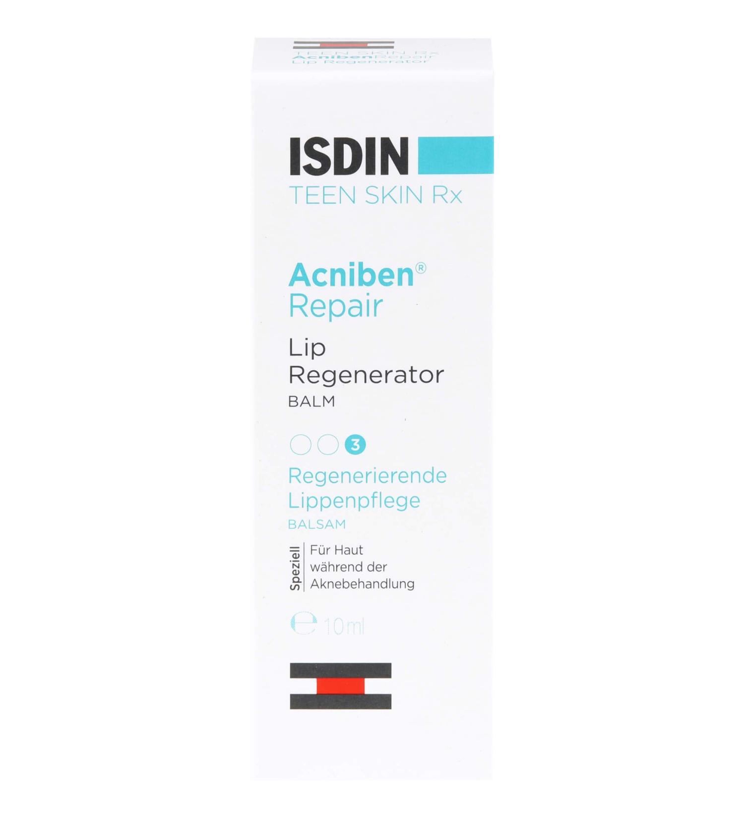 ISDIN Acniben Repair Lip Balm 10 ml | Soothing & Hydrating Lip Care for Acne-Prone Skin - Buy Online on SooperMarket.com