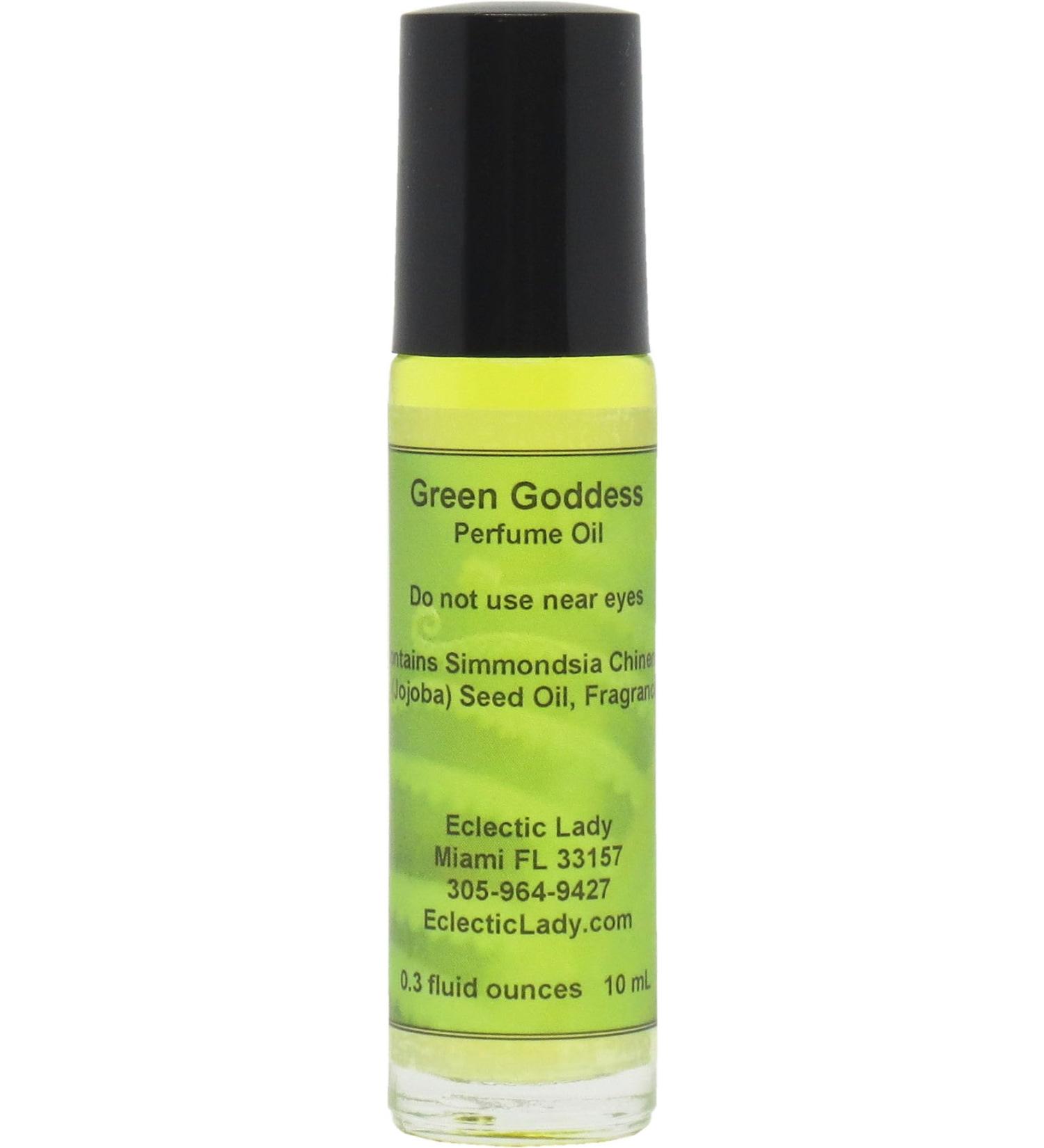 Green Goddess Perfume Oil 0.3 fl oz Portable Roll-On Fragrance with Long-Lasting Scent Delightful Essential Oils and Jojoba Oil For Daily Use 0.3 Fl Oz (Pack of 1) - Buy Online on SooperMarket.com