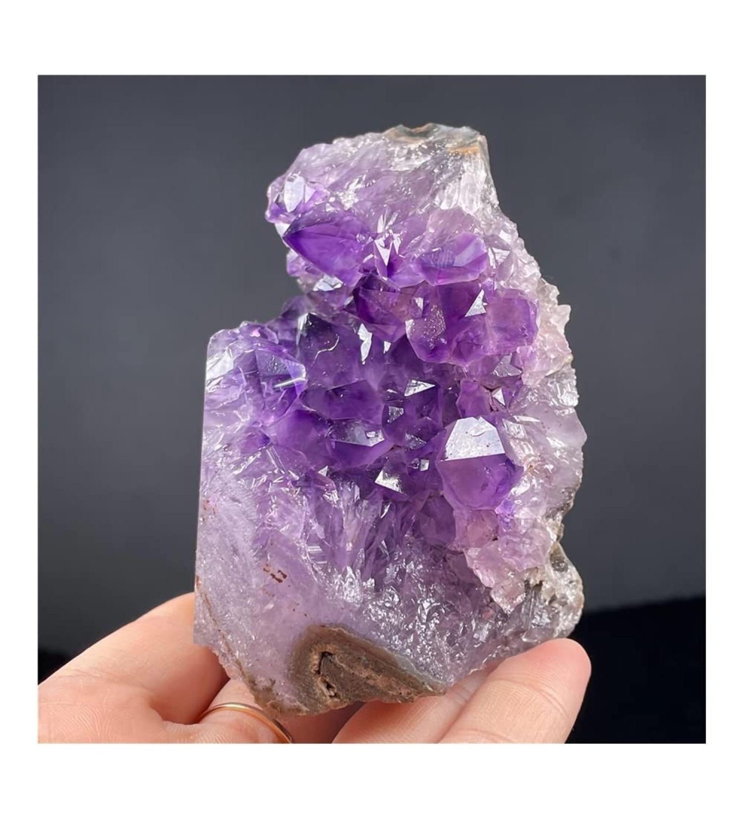 Home Decoration Natural Crystal Natural Brazil Amethyst Quartz Crystal Cluster Specimen Power Stone Crystal - Buy Online on SooperMarket.com