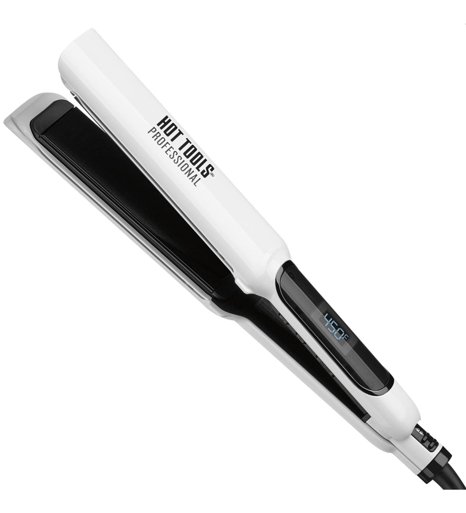 Hot Tools Nano Ceramic Digital Flat Iron 1.5 Inch Plates - Professional Hair Styling Tool - Buy Online on SooperMarket.com