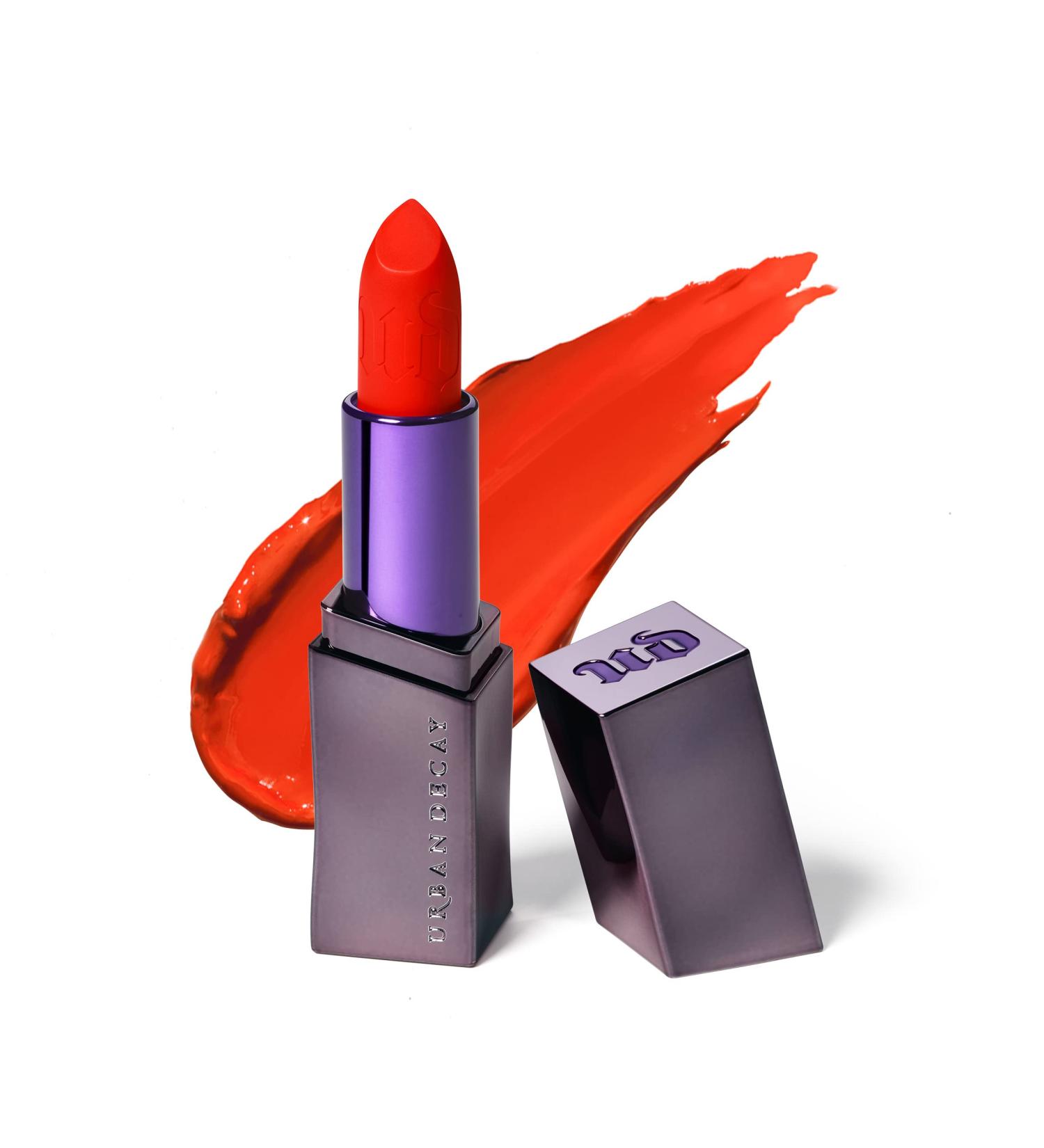 URBAN DECAY Vice Hydrating Lipstick | Longwearing & Moisturizing Formula - Drive In (Bright Red-Orange) - 0.11 Oz - Buy Online on SooperMarket.com