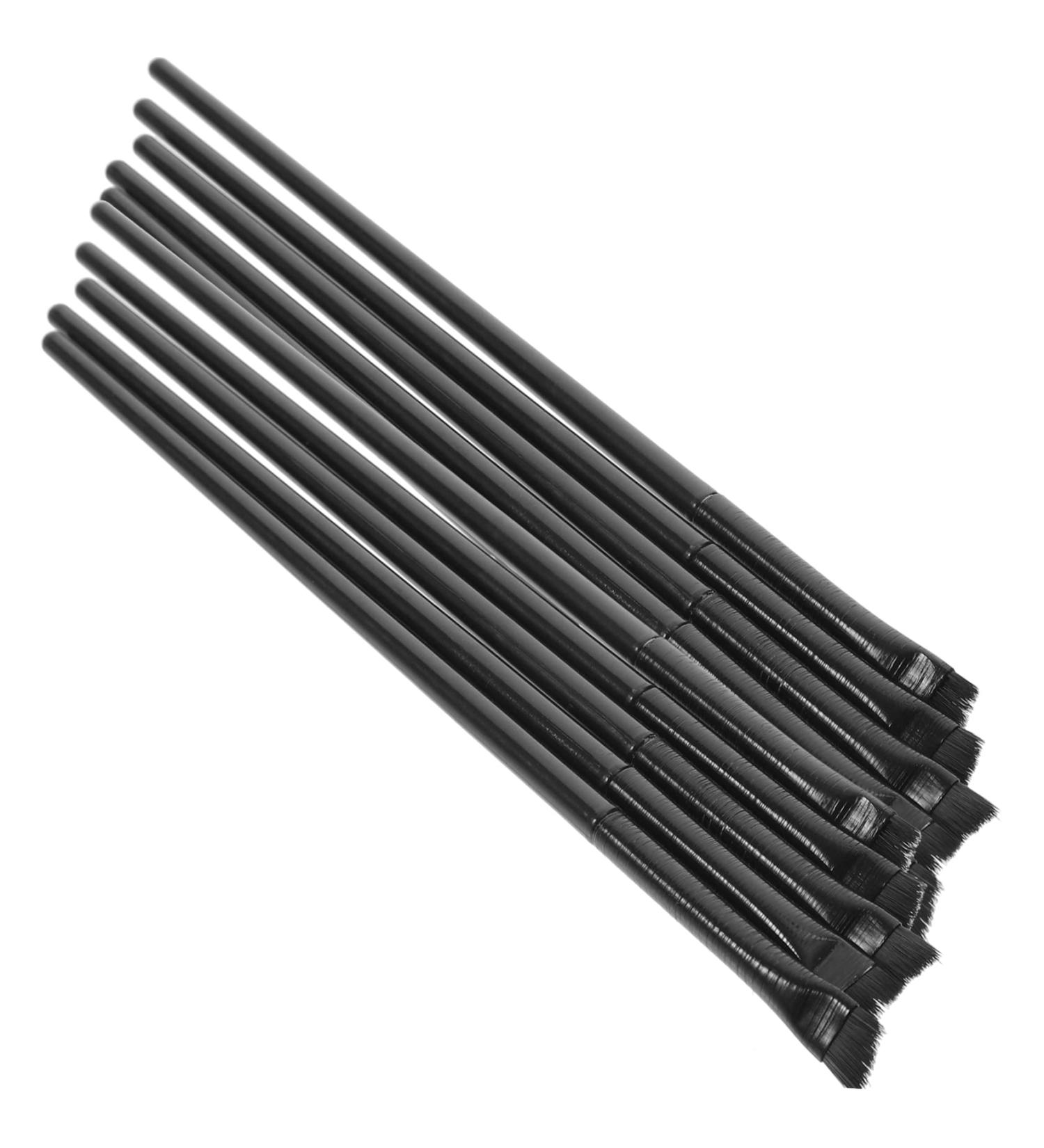 FOYTOKI 12pcs Eyeliner Brush Eye Shadow Brush Eye Liner Brush Winged Makeup Brush Makeup Brushes Eyeshadow 14.5x0.7x0.5cm Black - Buy Online on SooperMarket.com