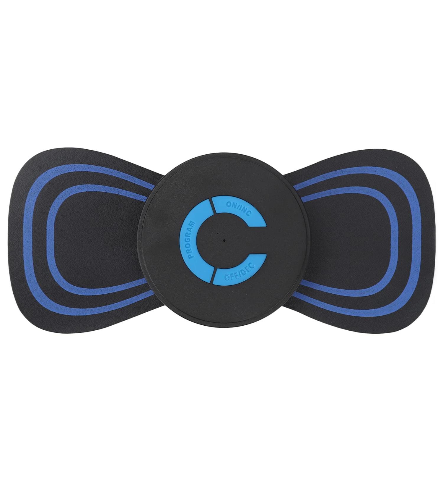 TENS Neck & Full-Body Massage Pad | Reusable Portable Massager | 10 Gears Microstrom for Fatigue Relief & Spinal Comfort - Buy Online on SooperMarket.com