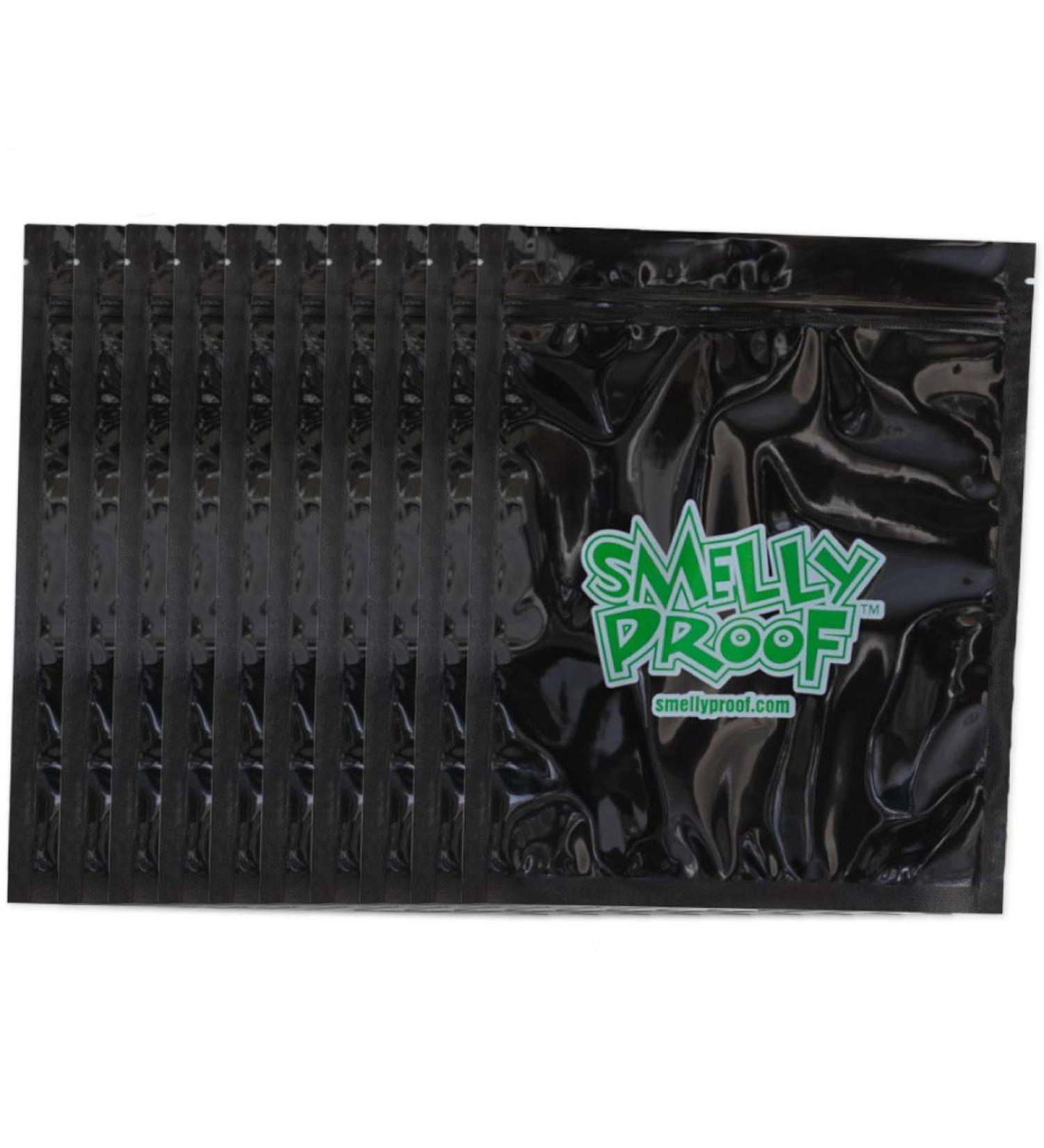 Smelly Proof Reusable Food Storage Container Bags - BPA Free PEVA Freezer Bags - Dishwasher Safe - No Odor Triple Zip - 10 Pack (Medium 6.5 x 7.5) - Buy Online on SooperMarket.com