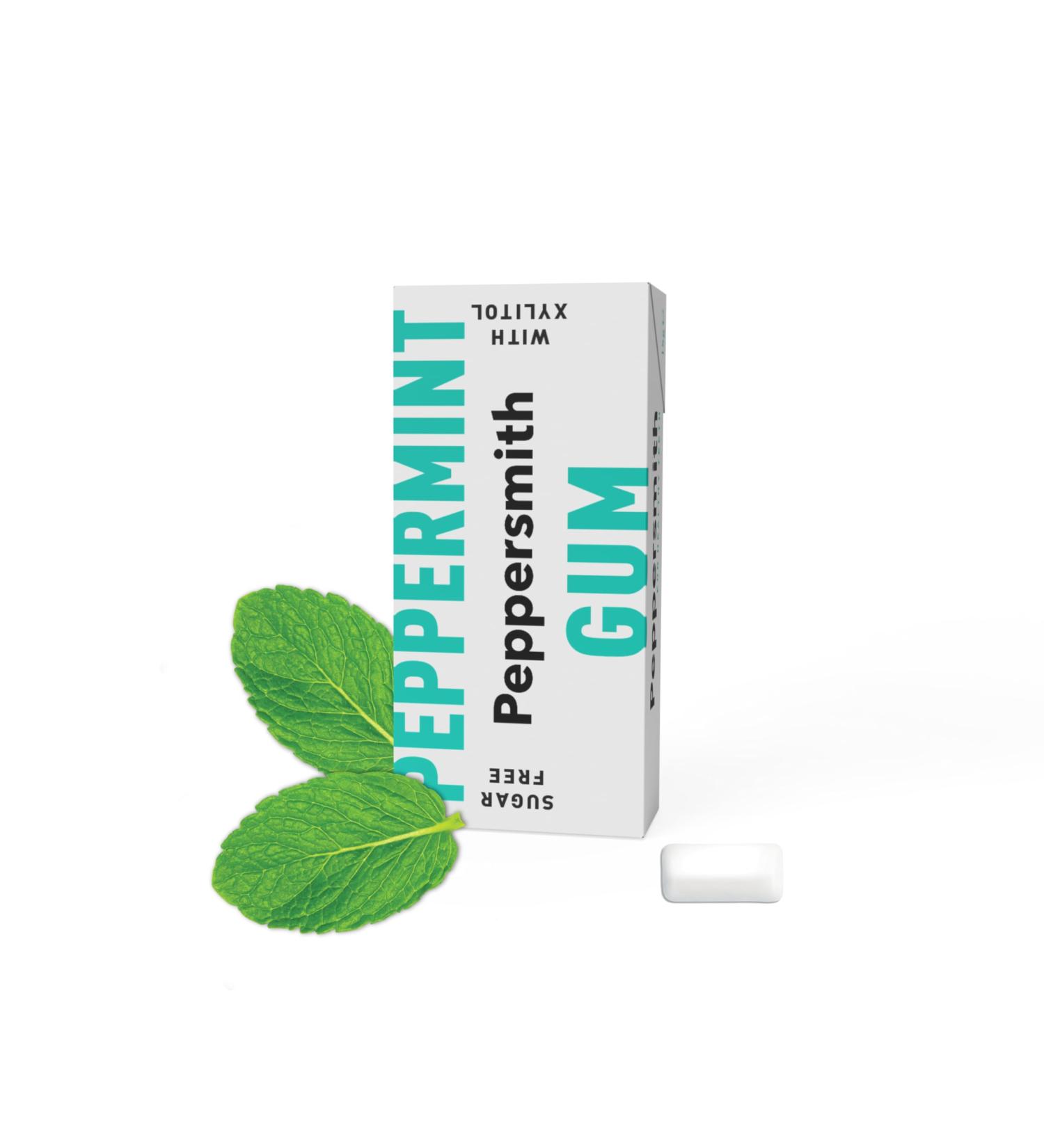 English Peppermint Sugar Free & Vegan Gum 15g (Pack of 12)) - Buy Online on SooperMarket.com