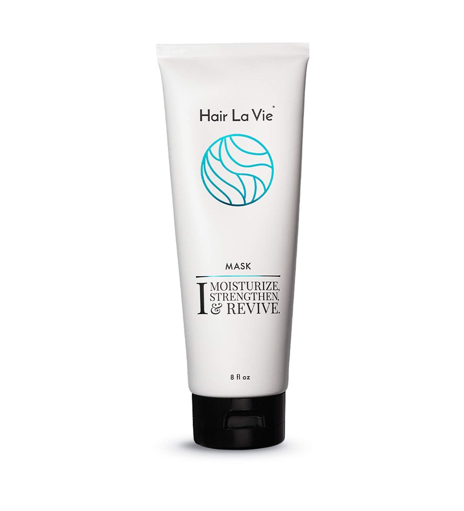 Hair La Vie Hair Mask & Deep Conditioner with Coconut Oil, Argan Oil & Keratin - Ideal for Curly, Straight, Dry, or Heat Damaged Hair - Buy Online on SooperMarket.com