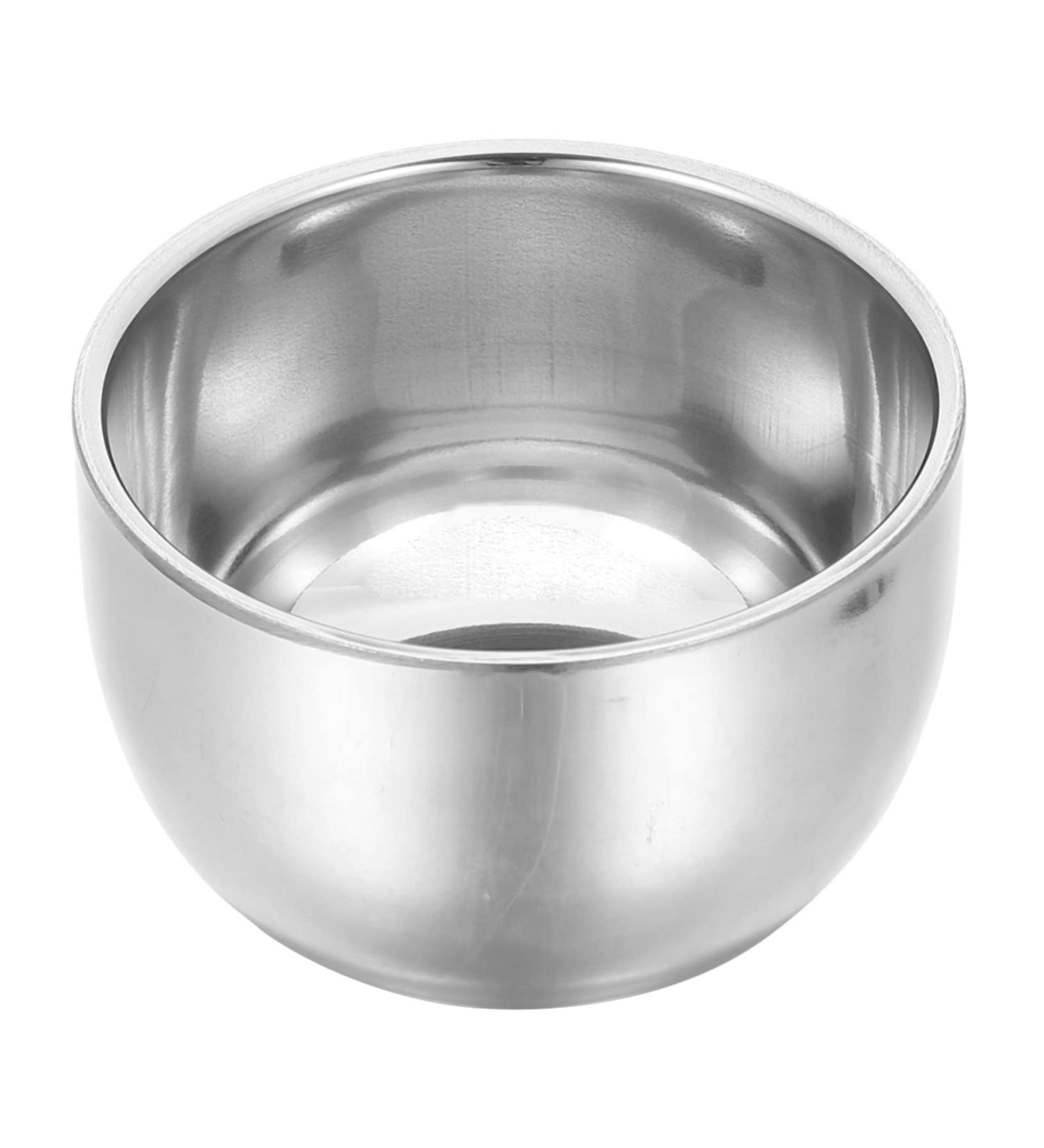 Professional Stahad Double-Walled Stainless Steel Shaving Foam Cup - Comfortable Shave for Men | Premium Shaving Soap & Razor Accessories - Buy Online on SooperMarket.com