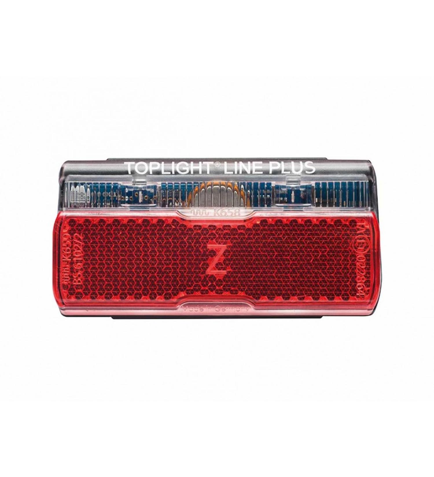 Buy Busch & M ller Toplight Line PLUS Rear Bicycle Light - Black/Red 50mm Bolt Spacing | International Shipping - Buy Online on SooperMarket.com