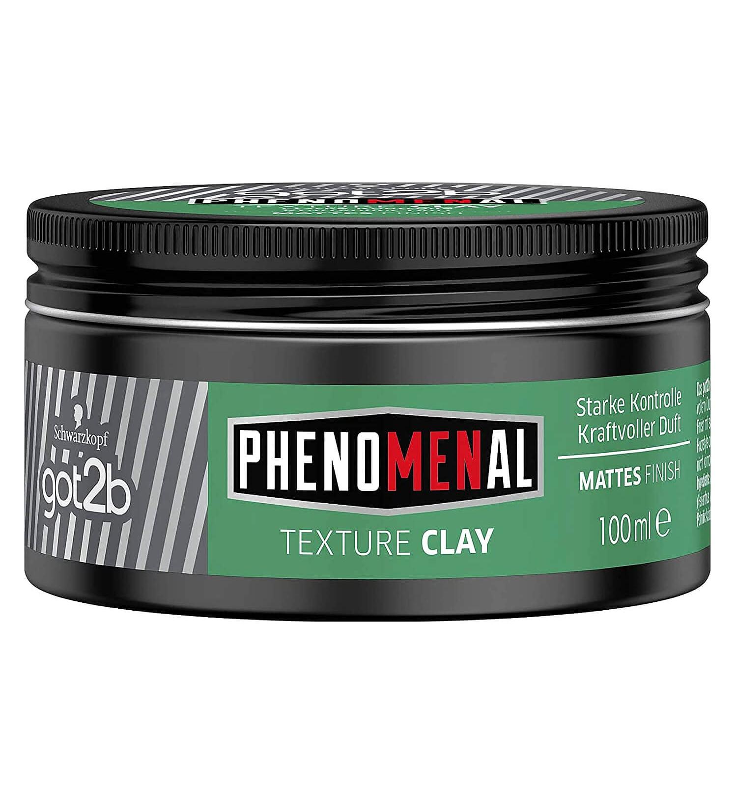 Schwarzkopf got2b Phenomenal Mann O Mann Texture Clay 4-Pack - Unscented Hair Styling Clay 100ml Each - International Shipping Available - Buy Online on SooperMarket.com