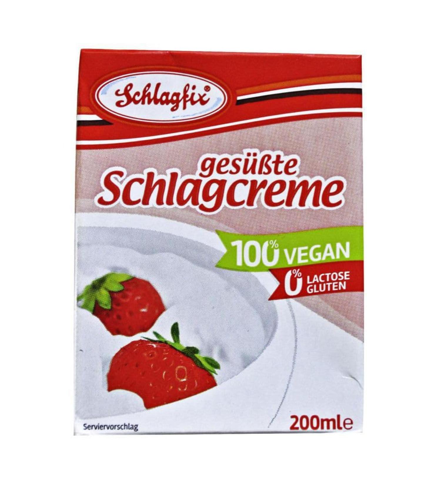 Schlagfix sweetened whipped cream based on vegetable fat 200 g (12)