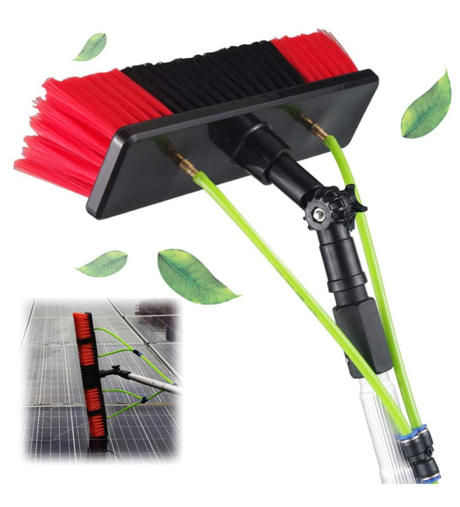 photovoltaic cleaner window cleaning pole 3-12m Photovoltaic Panel Cleaning Tool Extendable Cleaner Conservatory Roof Window Glass Wall Photovoltaic Panel Cleaning Extendable Cleaner for 12m Rod 30cm brush head - Buy Online on SooperMarket.com