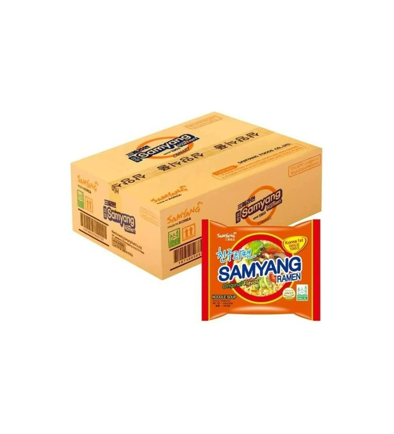 Samyang Original Flavour Ramen Instant Noodle 120g (Pack of 20) by CNMART - Buy Online on SooperMarket.com