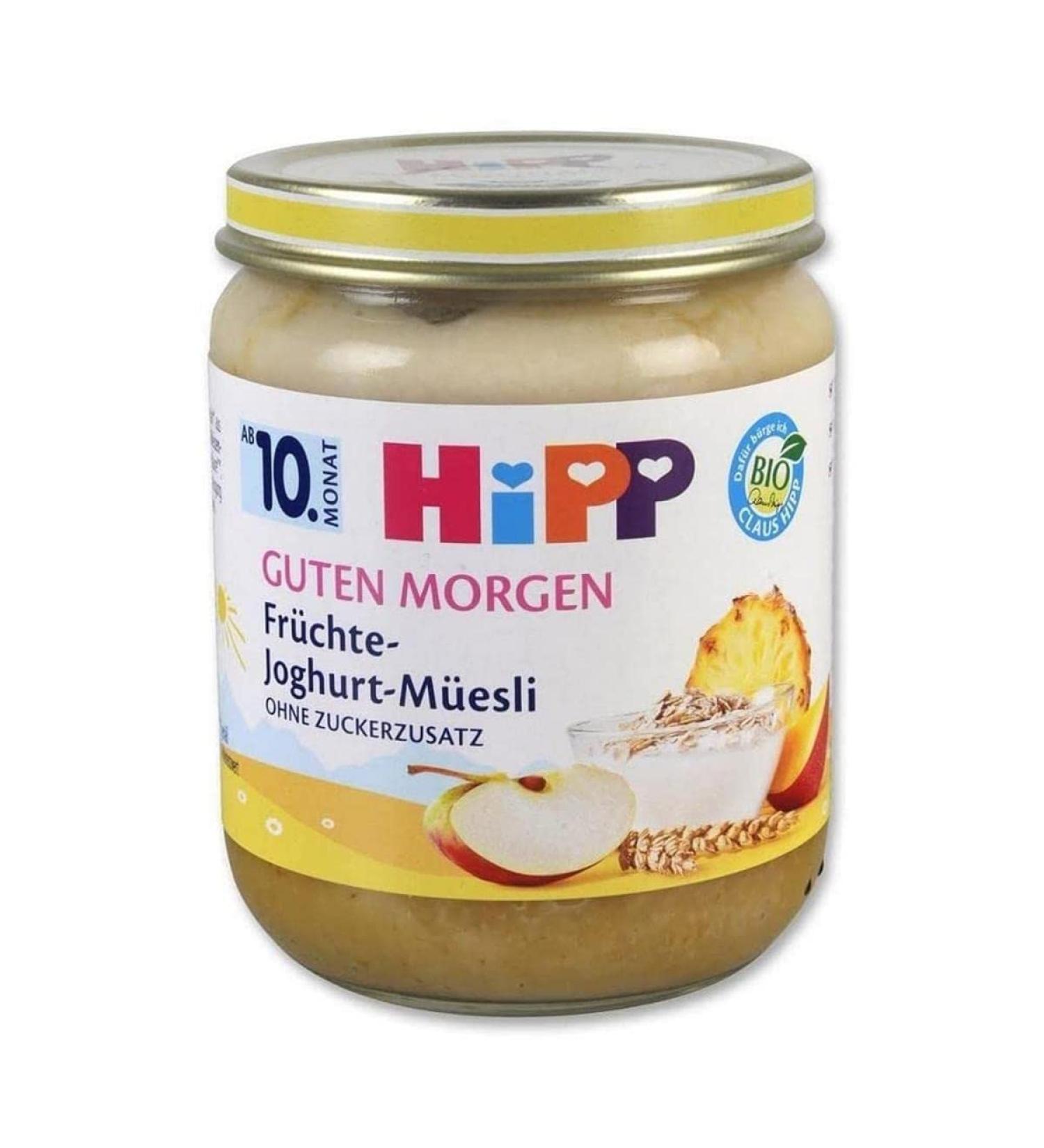 HiPP Organic Fruit Yoghurt Muesli - Pack of 6 (6 x 160g) - Healthy Snack for Kids & Adults - Buy Online on SooperMarket.com