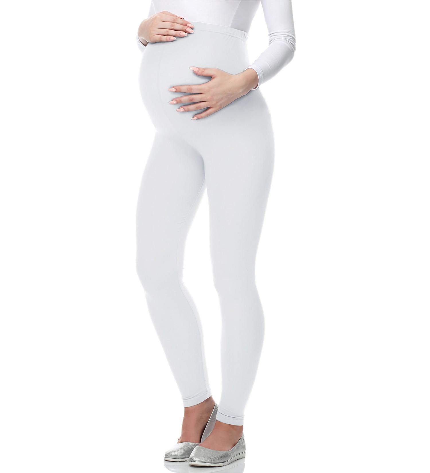 Be Mammy Maternity Long Leggings 02 M White - Comfortable and Stylish Pregnancy Pants - Buy Online on SooperMarket.com