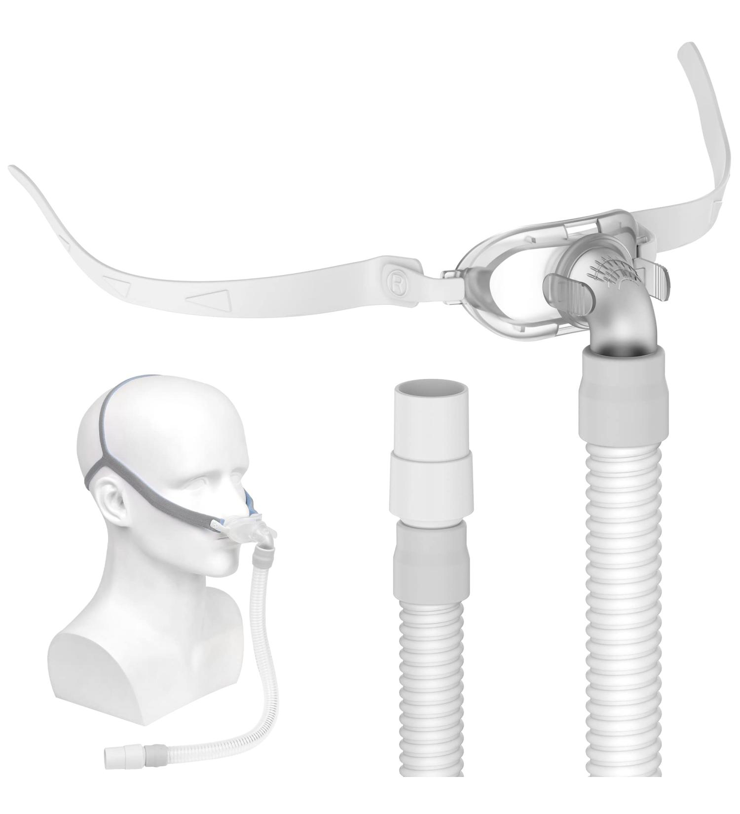 Short Tube Assembly & Frame for Airfit P10 - Hose & Frame Supplies with Elbow and Swivel - Buy Online on SooperMarket.com