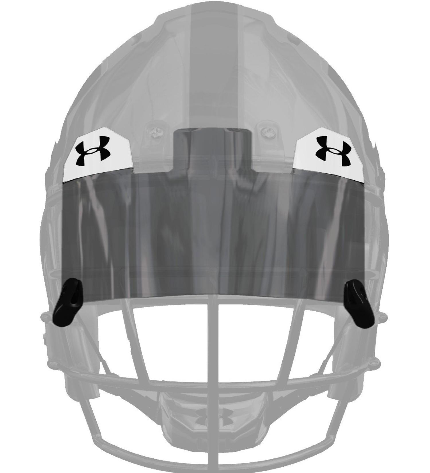 Under Armour Men's Football Visor Clear Grey Grey | Mirror One Size Grey