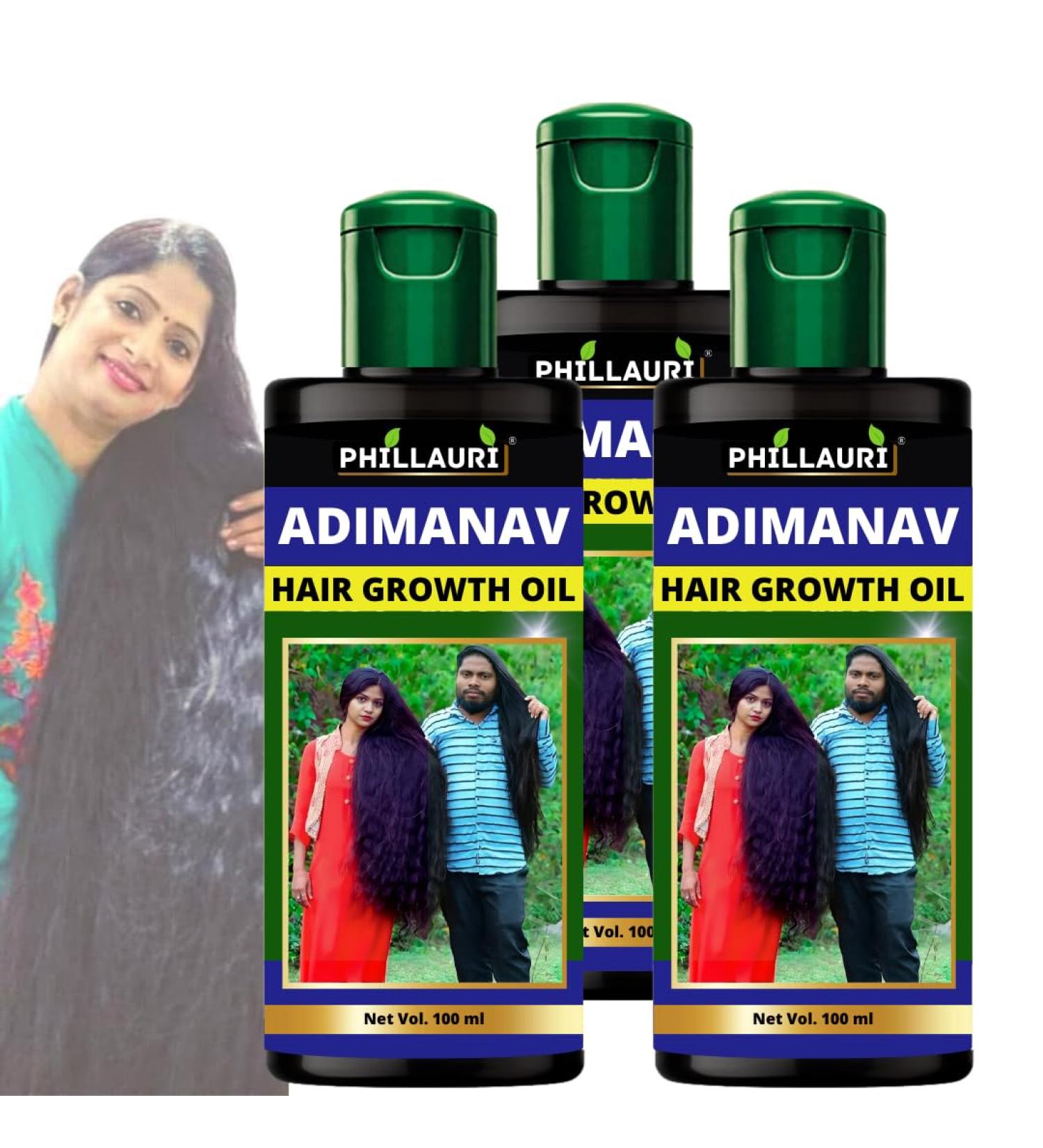 Adivasi Pure Herb Hair Oil - Nourishing Oil for Hair Growth & Repair | Castor Amla Jojoba Argan Oils for Dry & Frizzy Hair - Buy Online on SooperMarket.com