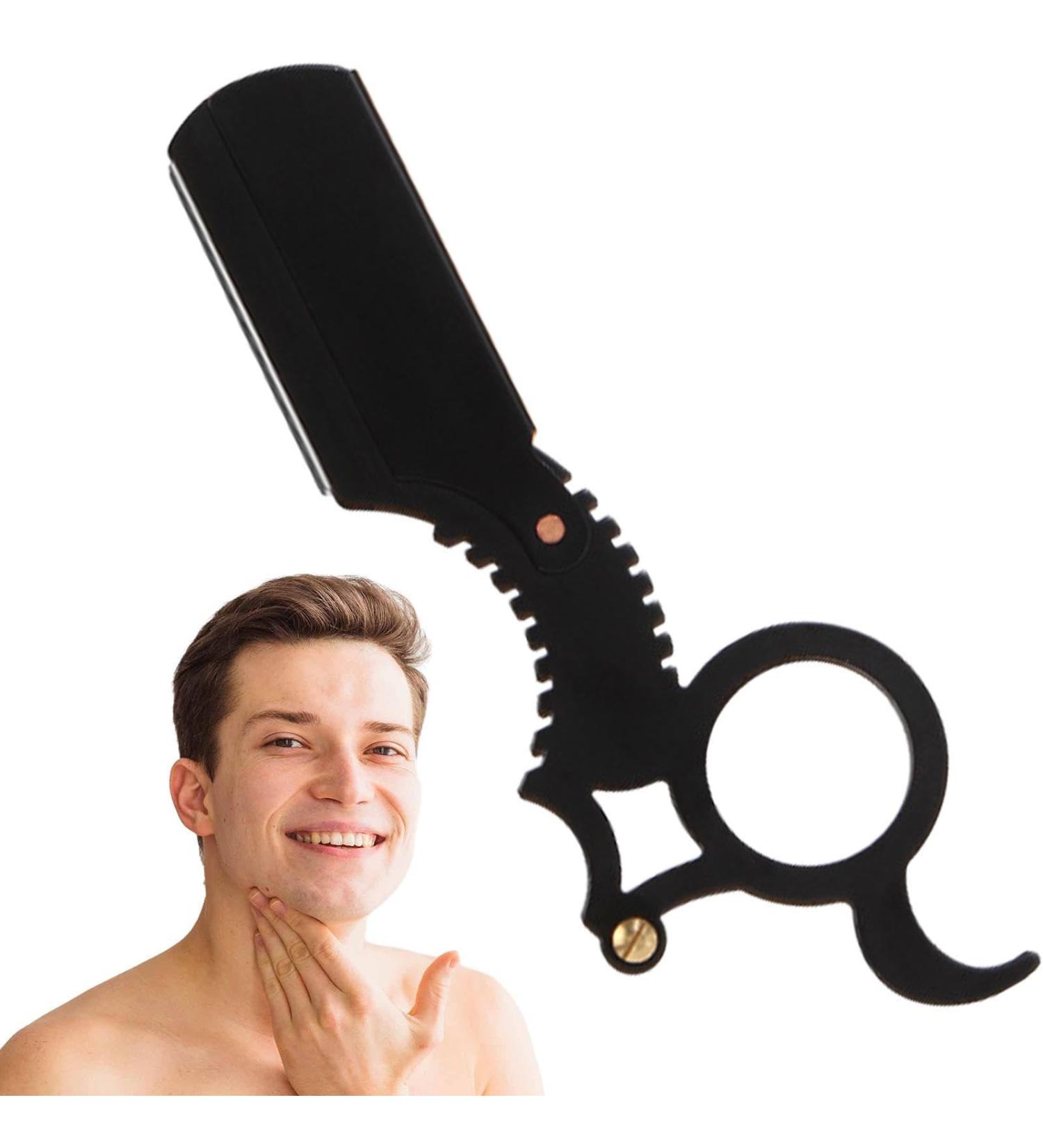 Ventdouce Stainless Steel Cut-Throat Razor | Premium Straight Edge Shaving Tool for Beard Care | Ideal for Travel Camping Home and Salon Use - Buy Online on SooperMarket.com