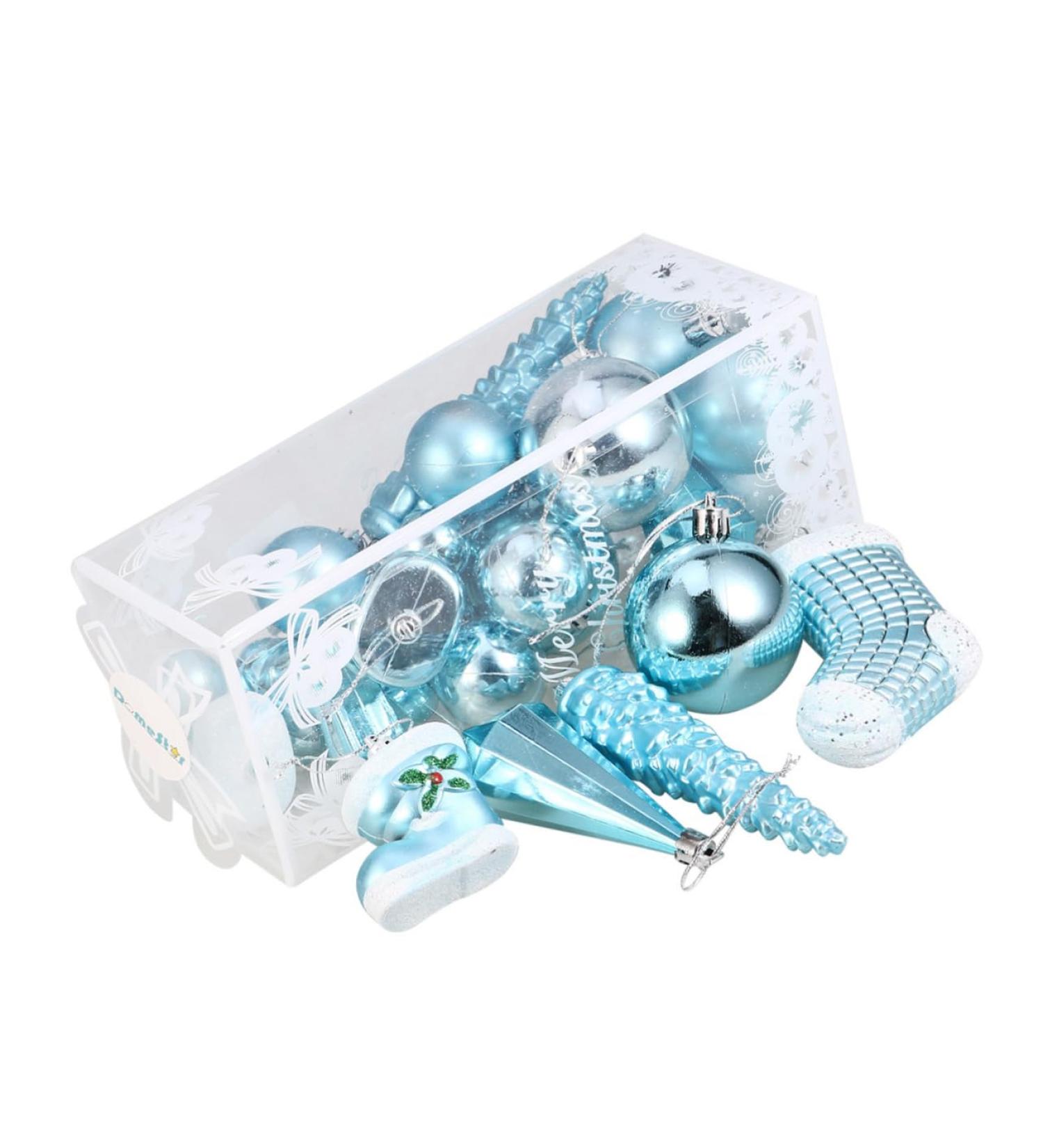 RORPOIR 1 Box Christmas Pendants Pendant Baubles Balls Xmas Tree Balls Christmas Ball Toy Set Christmas Tree - Buy Online on SooperMarket.com