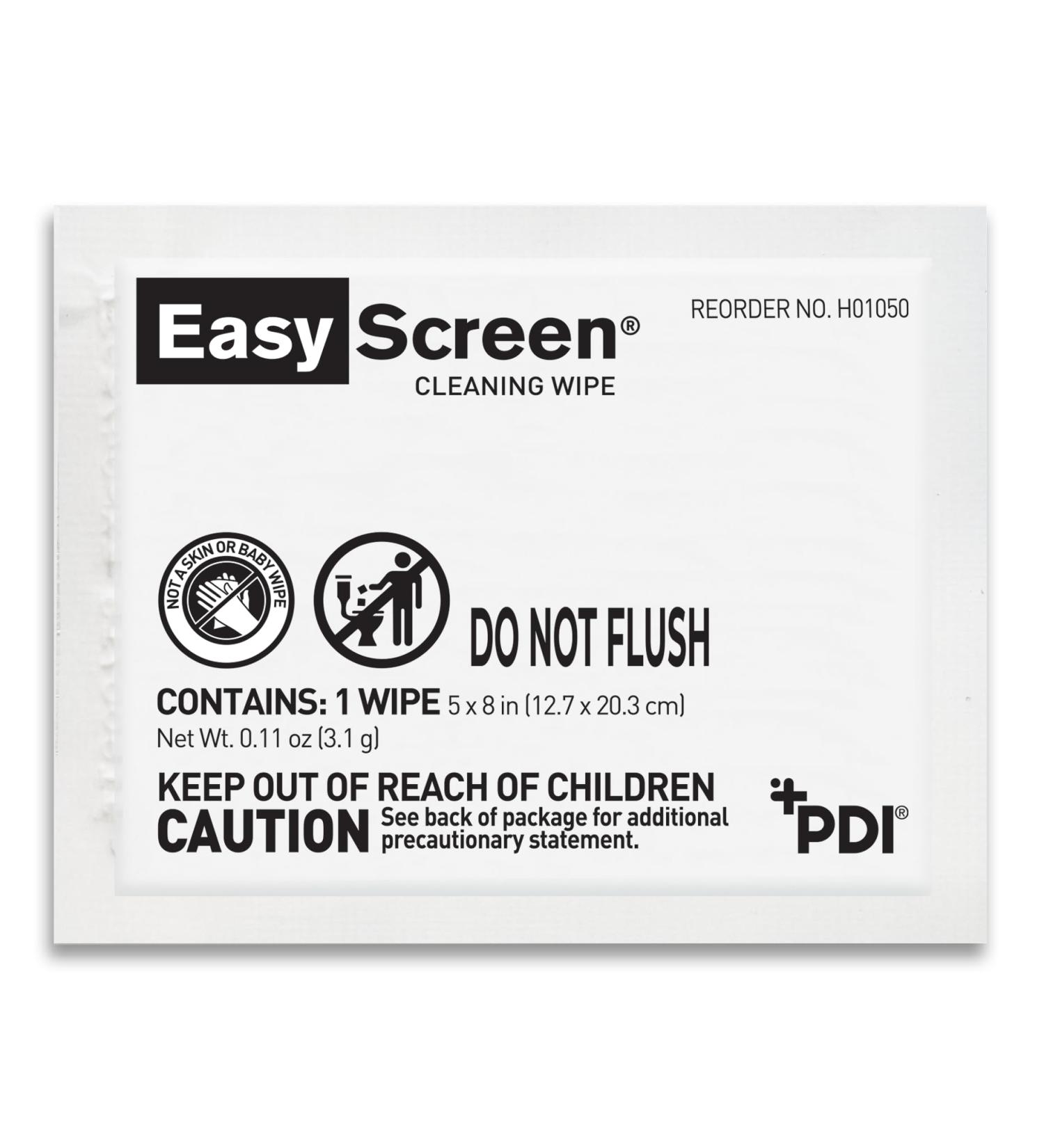Easy Screen Cleaning Wipes - 50 Packets for Electronics Touchscreens & Glasses - Premium Cleaners for Home & Office - Buy Online on SooperMarket.com