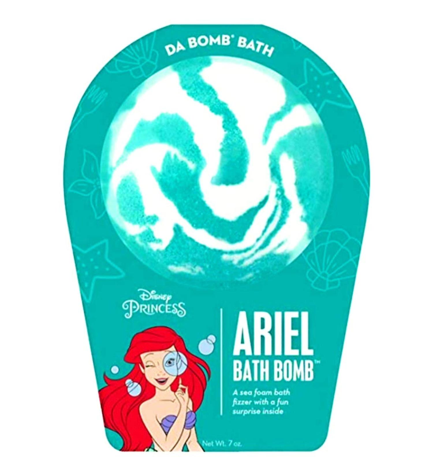 Da Bomb Princess Ariel Bath Bomb 7 Oz! Delicious Scent of Sea Foam! Surprise Bath Bombs for Girls! A Magic Breeze Bomb Bath Fizzer with A Fun Surprise Inside!