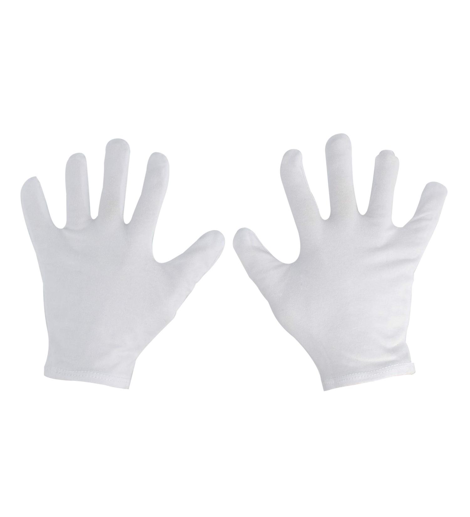 Buy 2 Pairs of Soft White Cotton Jersey Gloves | Unisex Twisted Cotton Gloves for Comfort & Durability - International Shipping Available - Buy Online on SooperMarket.com