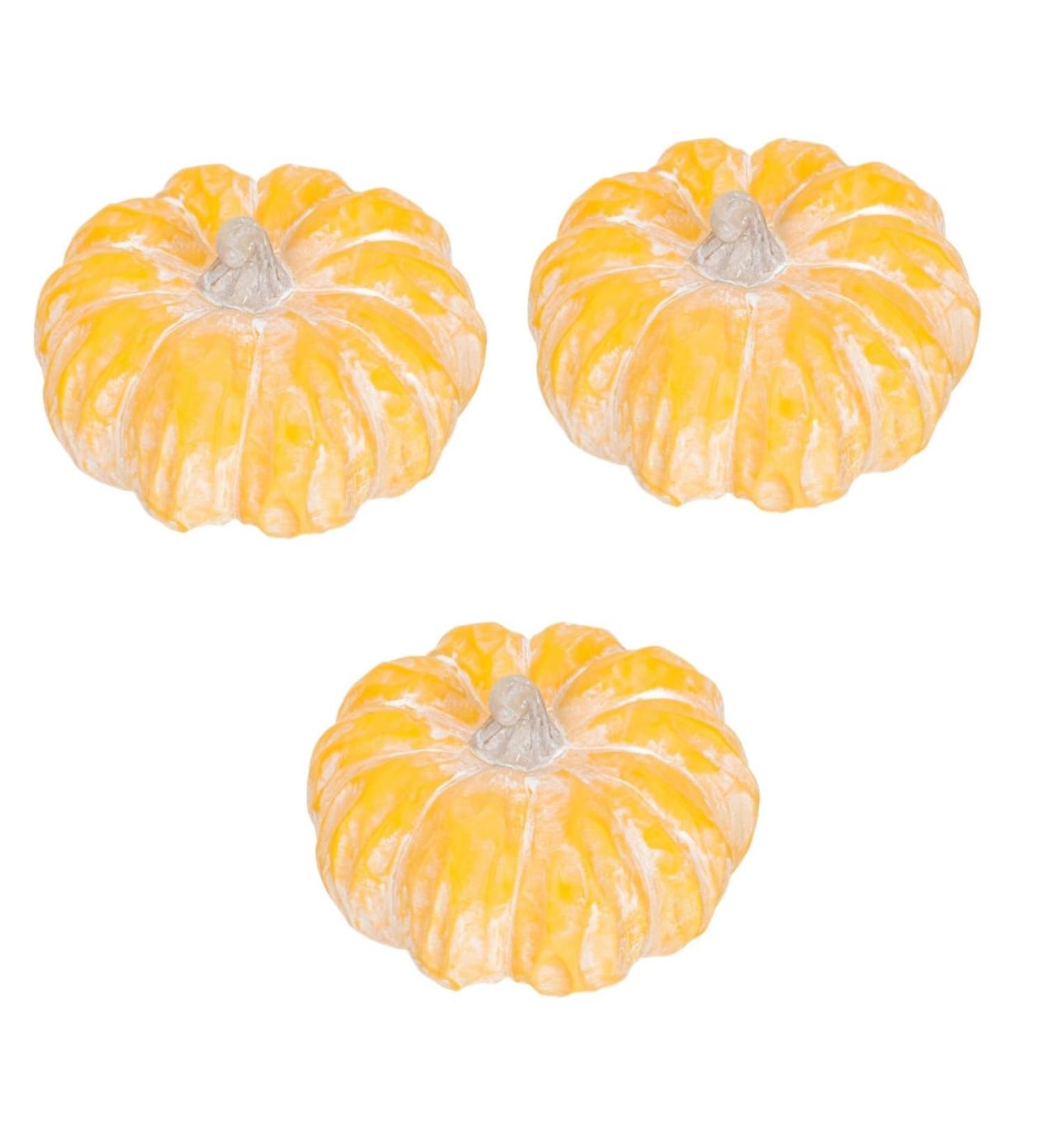 Alipis 3pcs Pumpkin Decoration Artificial Thanksgiving Pumpkin Decor Pumpkin Model Decorative Pumpkin Vintage Decor Dollhouse Miniatures Food Miniature Dollhouse Ceramics Props Window - Buy Online on SooperMarket.com