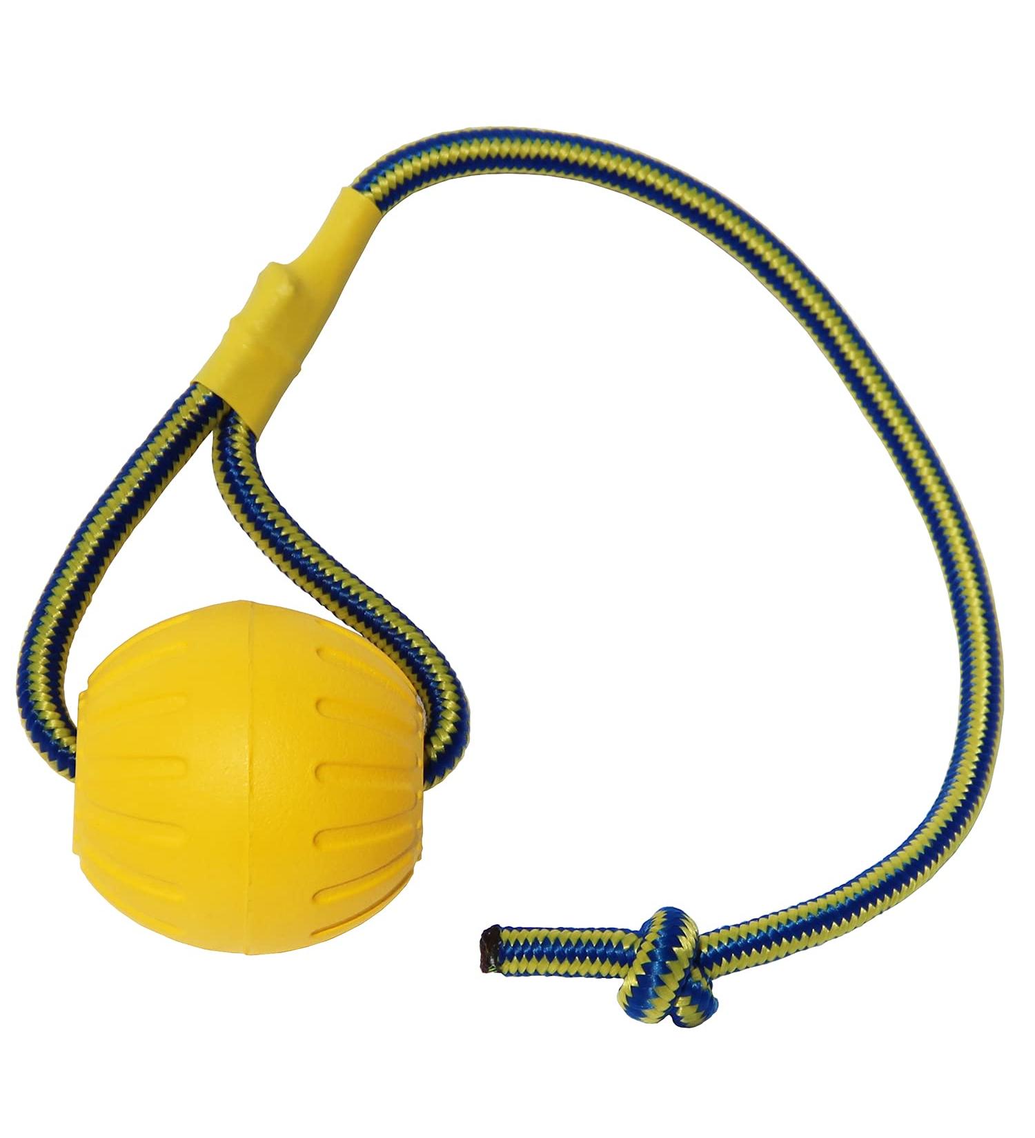 Buy Durable Dog Toys: Flee Durafoam Ball & Rope - Perfect for Large & Small Dogs - International Shipping Available - Buy Online on SooperMarket.com