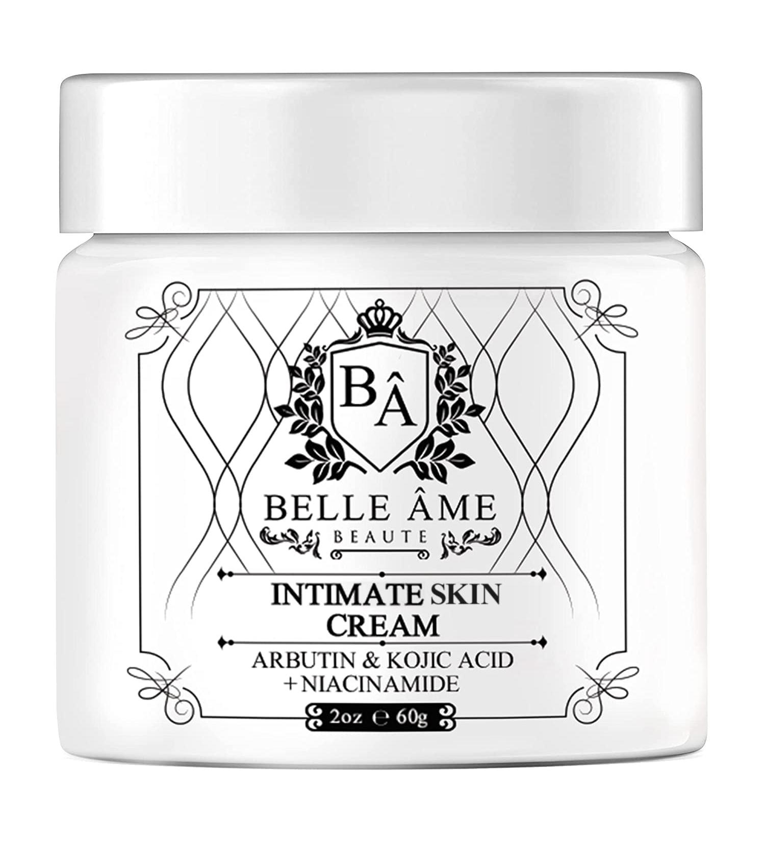 Belle Ame Dark Spot Corrector for Sensitive Skin - Advanced Cream for Intimate Areas and Uneven Skin Tone - Face, Underarm, Knees, Elbows (2oz) - Buy Online on SooperMarket.com